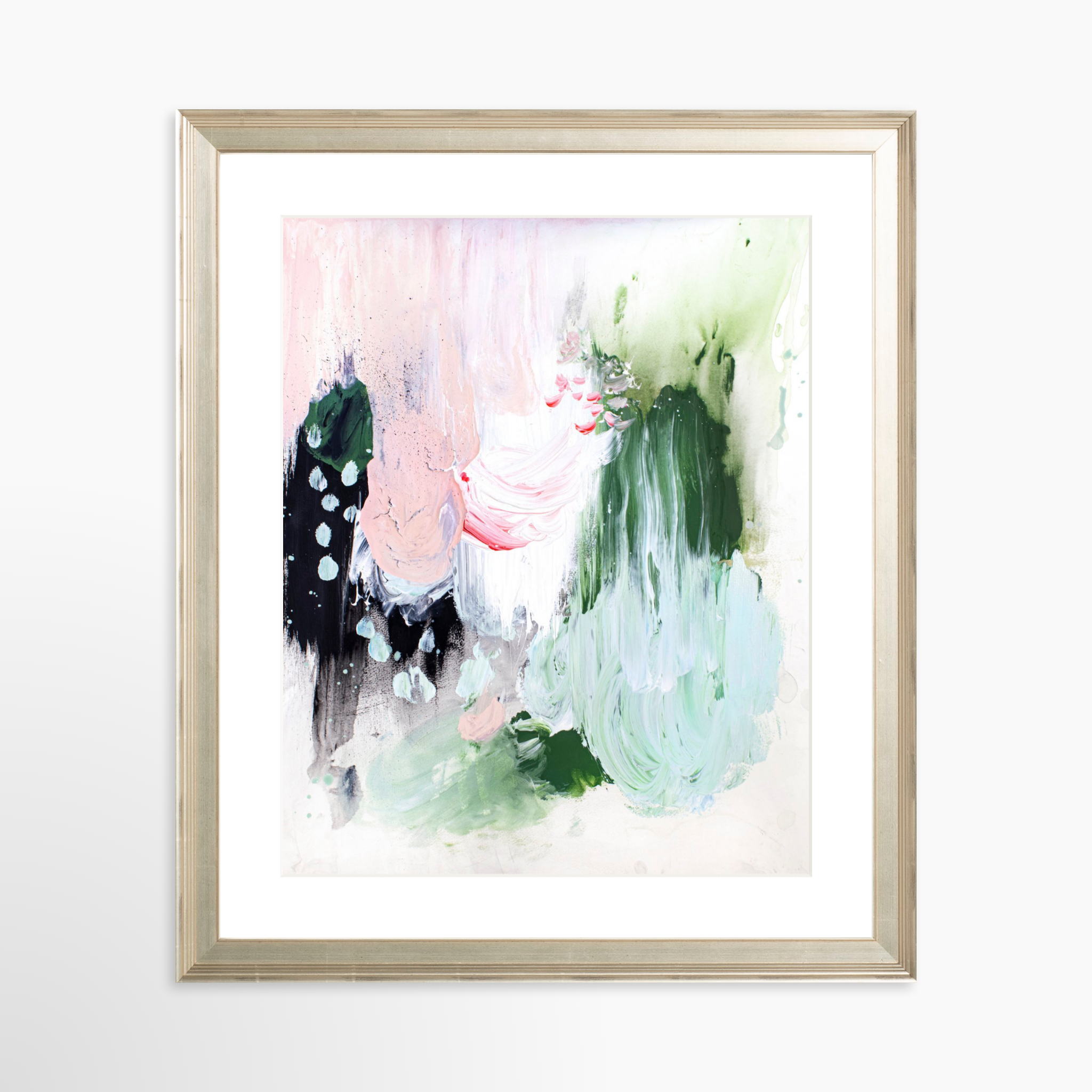24x30 / Certificate Silver Frame + White Mat
