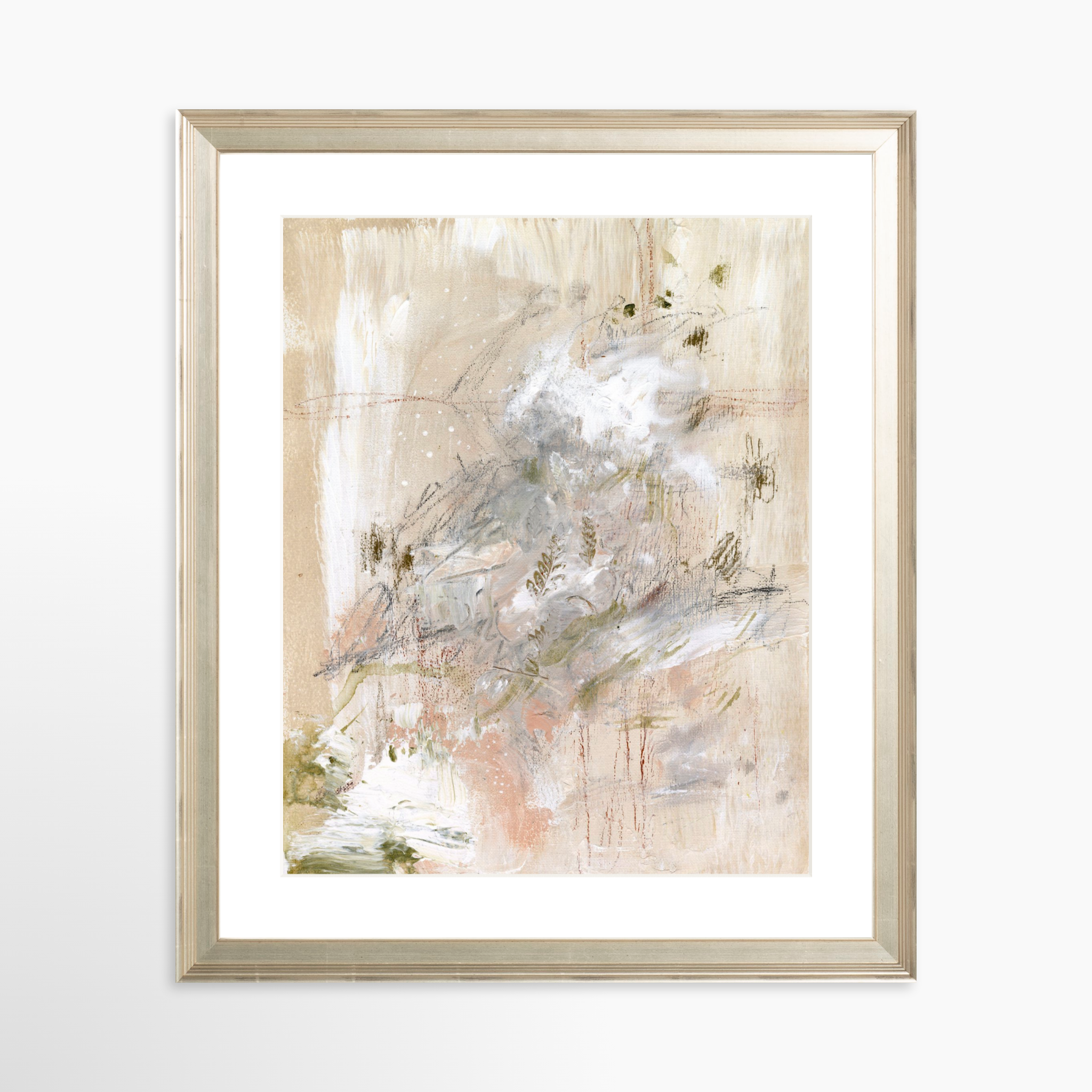 24x30 / Certificate Silver Frame + White Mat
