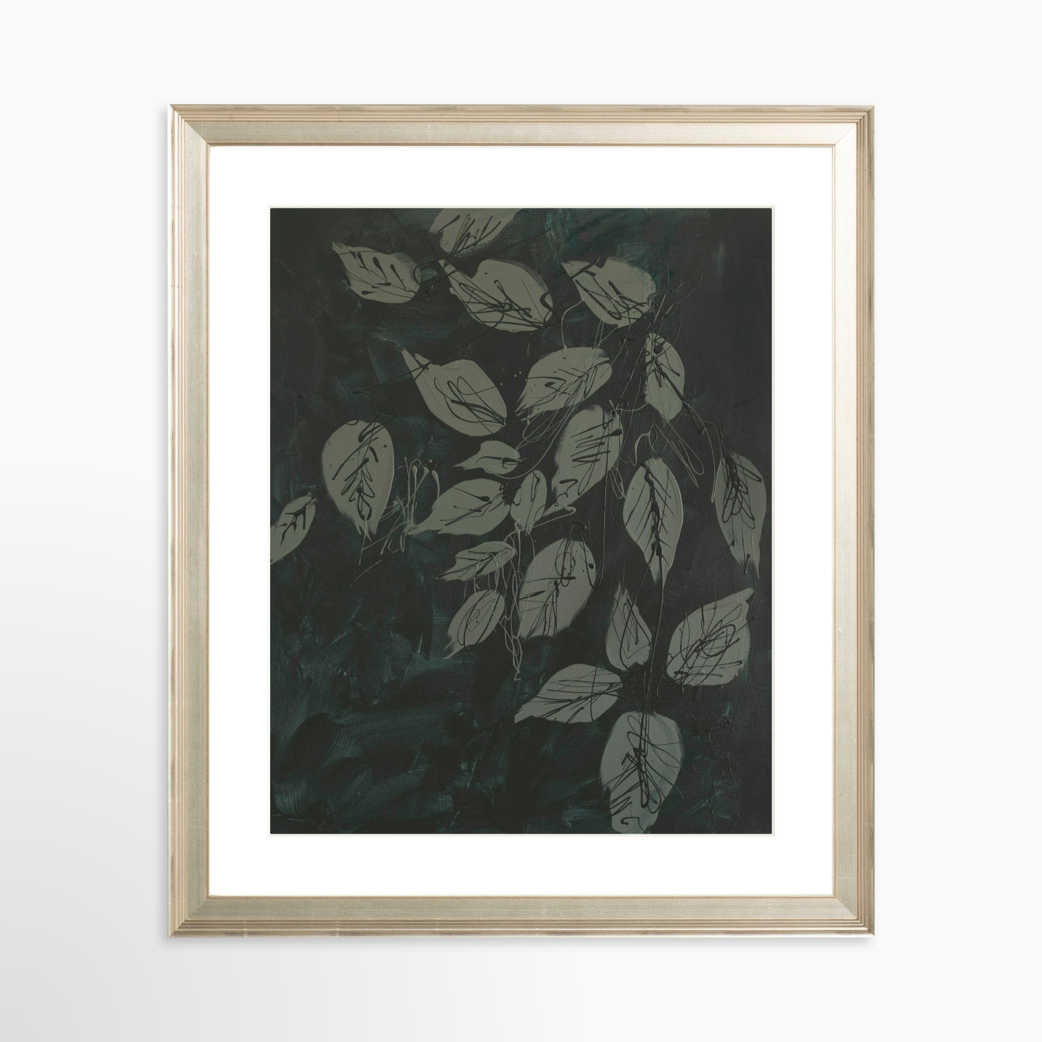 24x30 / Certificate Silver Frame + White Mat