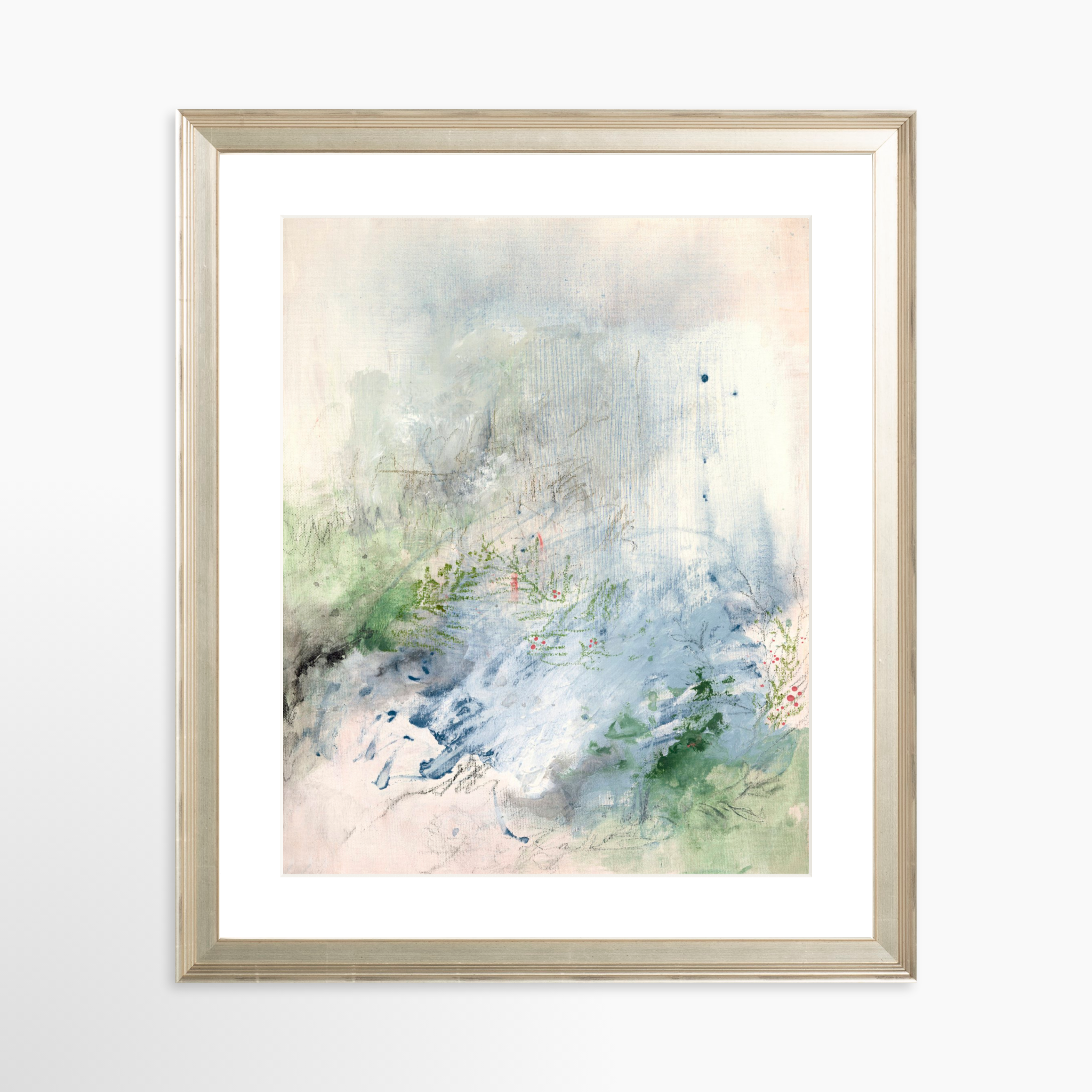 24x30 / Certificate Silver Frame + White Mat