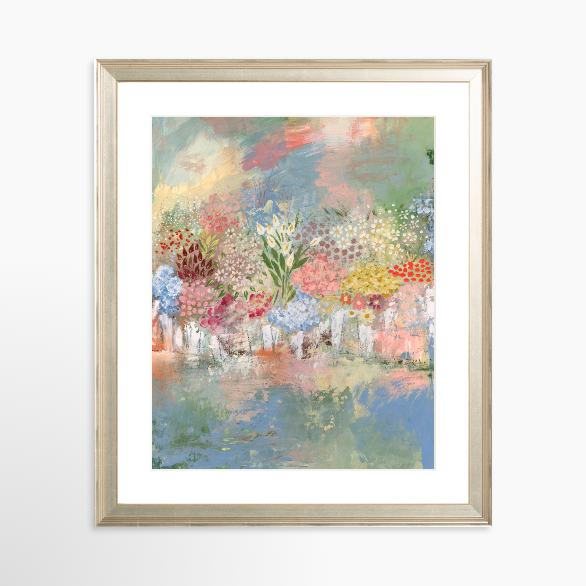 24x30 / Certificate Silver Frame + White Mat