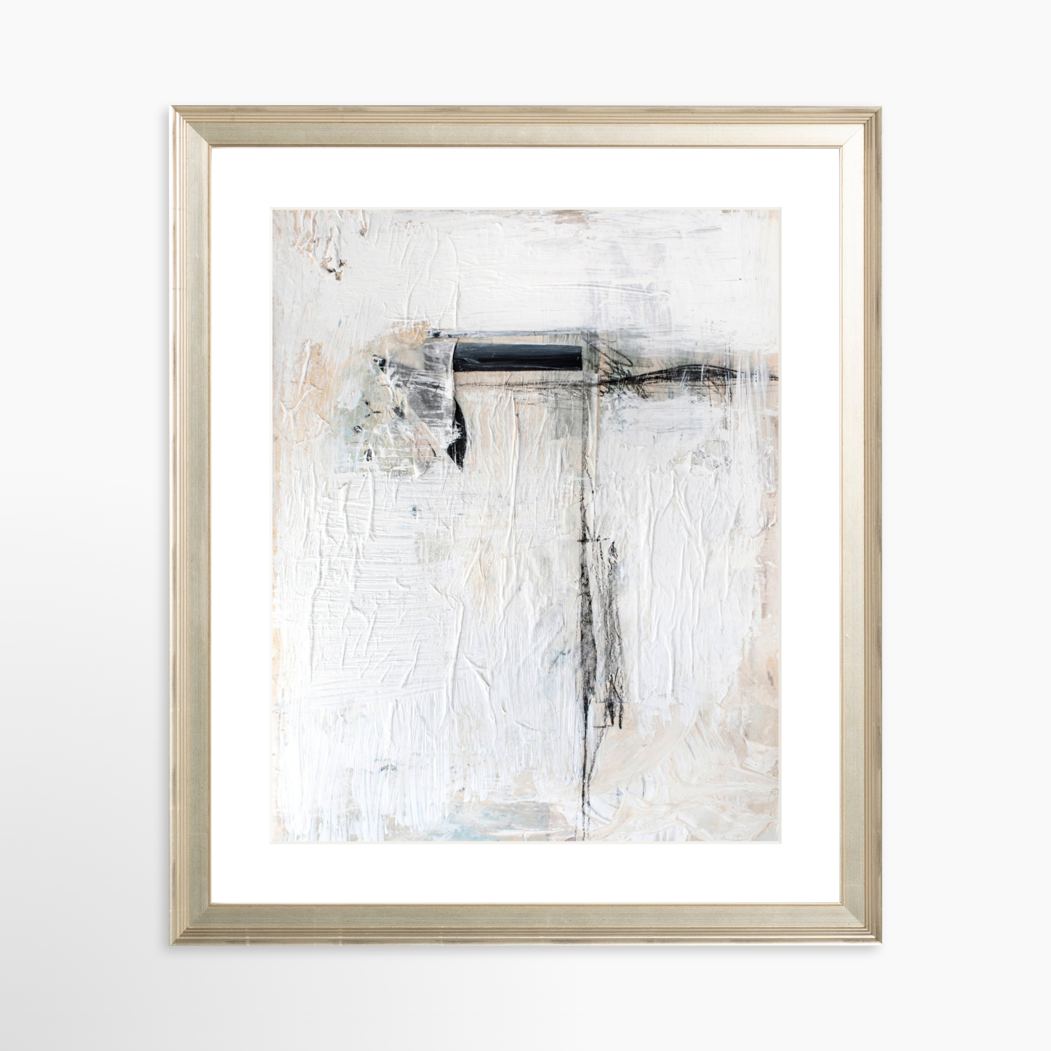 24x30 / Certificate Silver Frame + White Mat