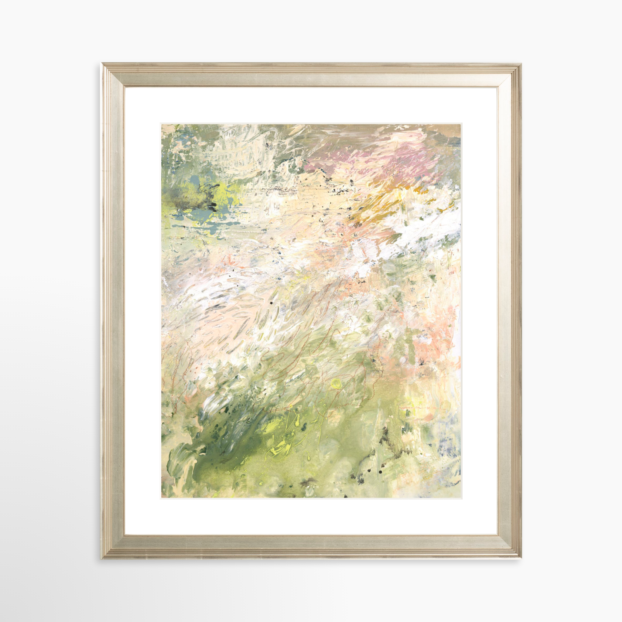 24x30 / Certificate Silver Frame + White Mat