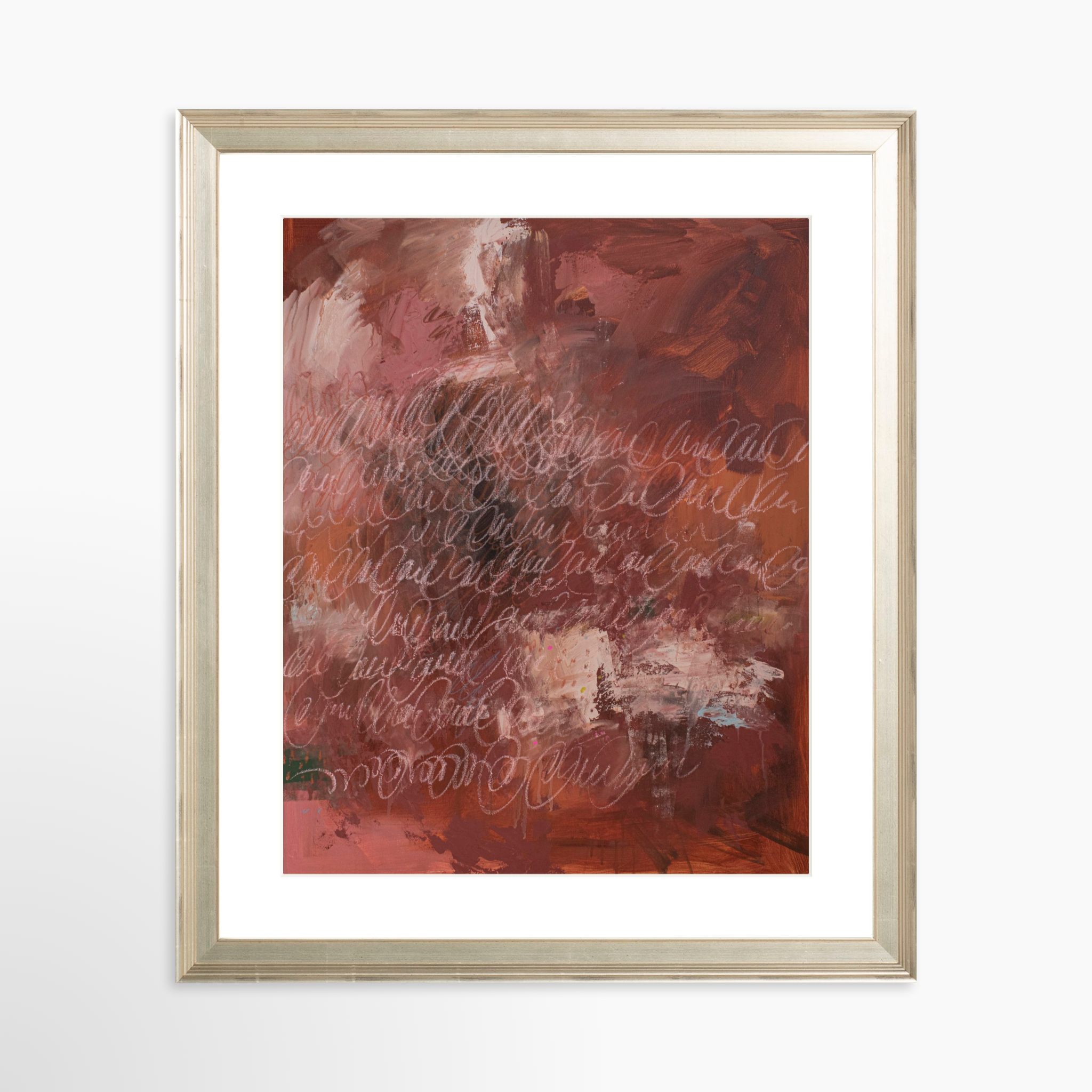 24x30 / Certificate Silver Frame + White Mat