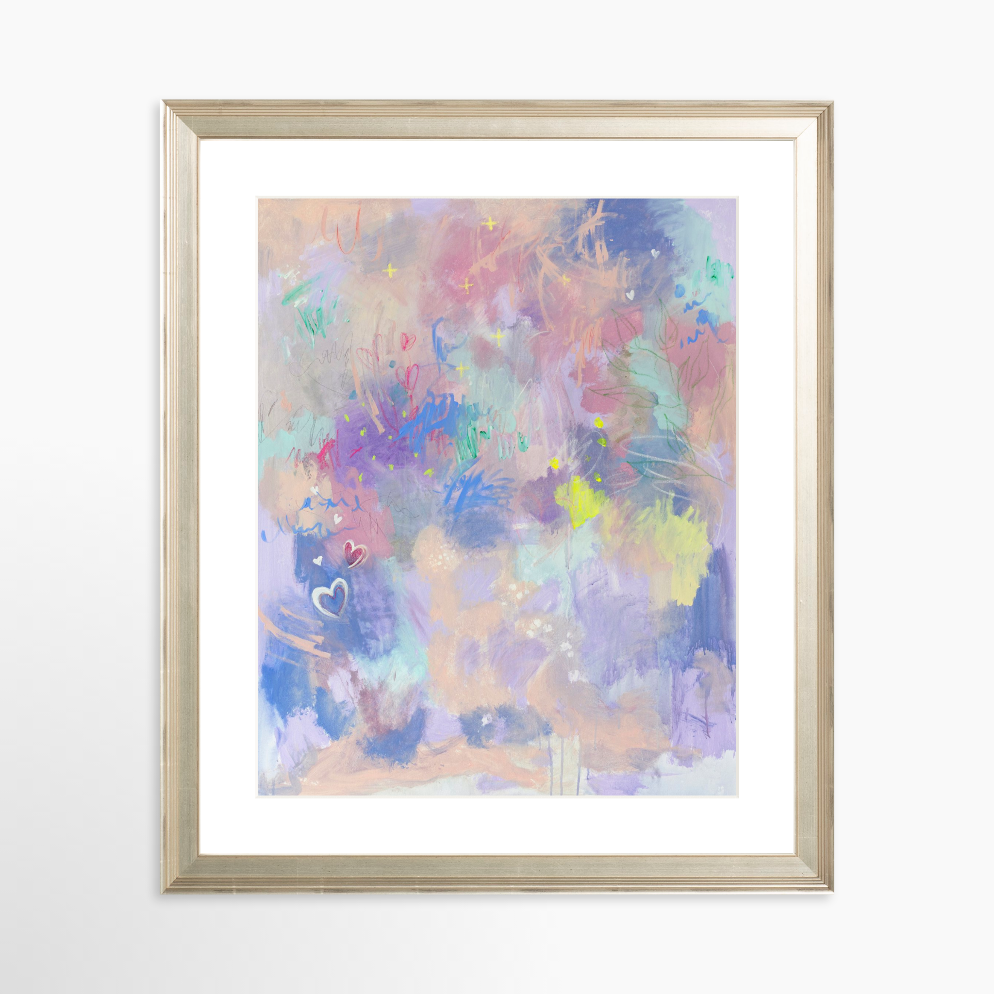 24x30 / Certificate Silver Frame + White Mat