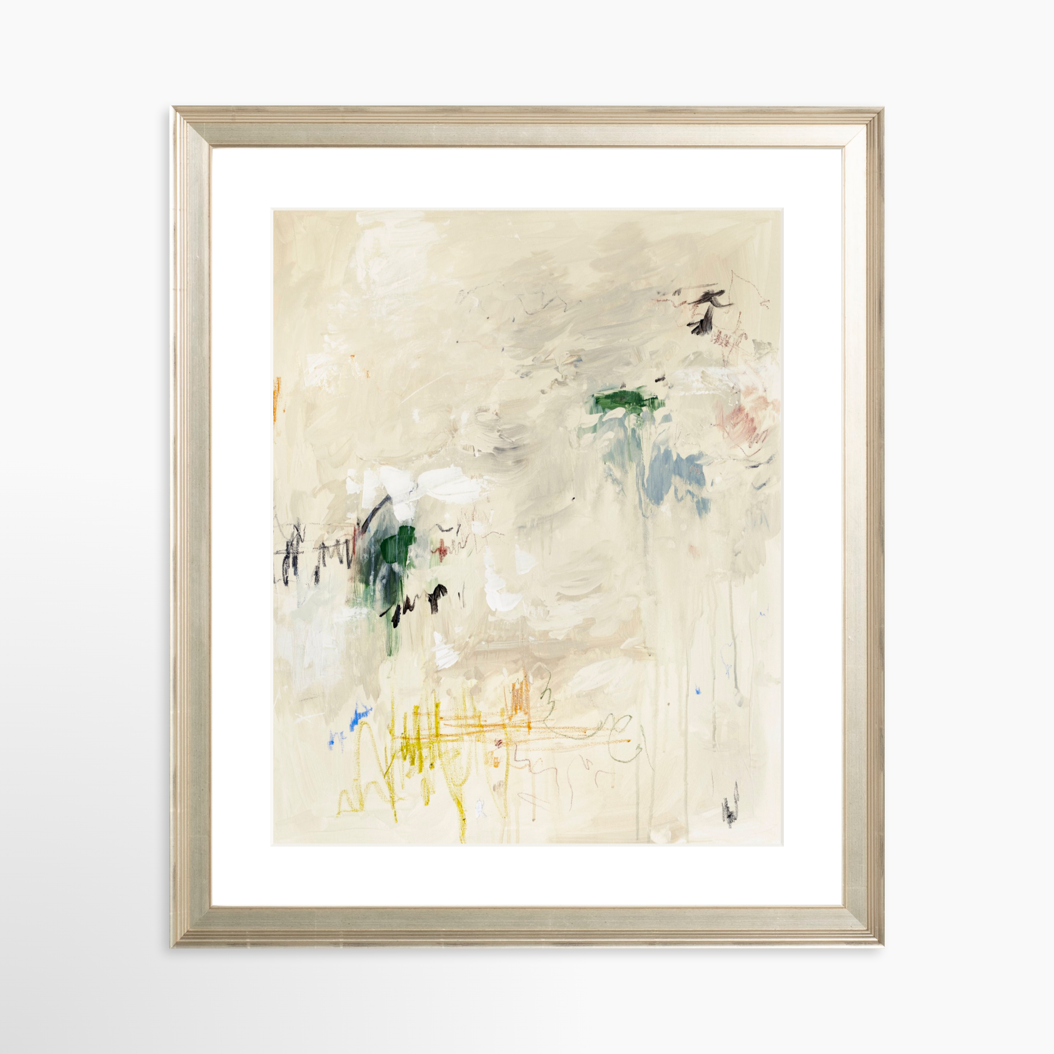 24x30 / Certificate Silver Frame + White Mat