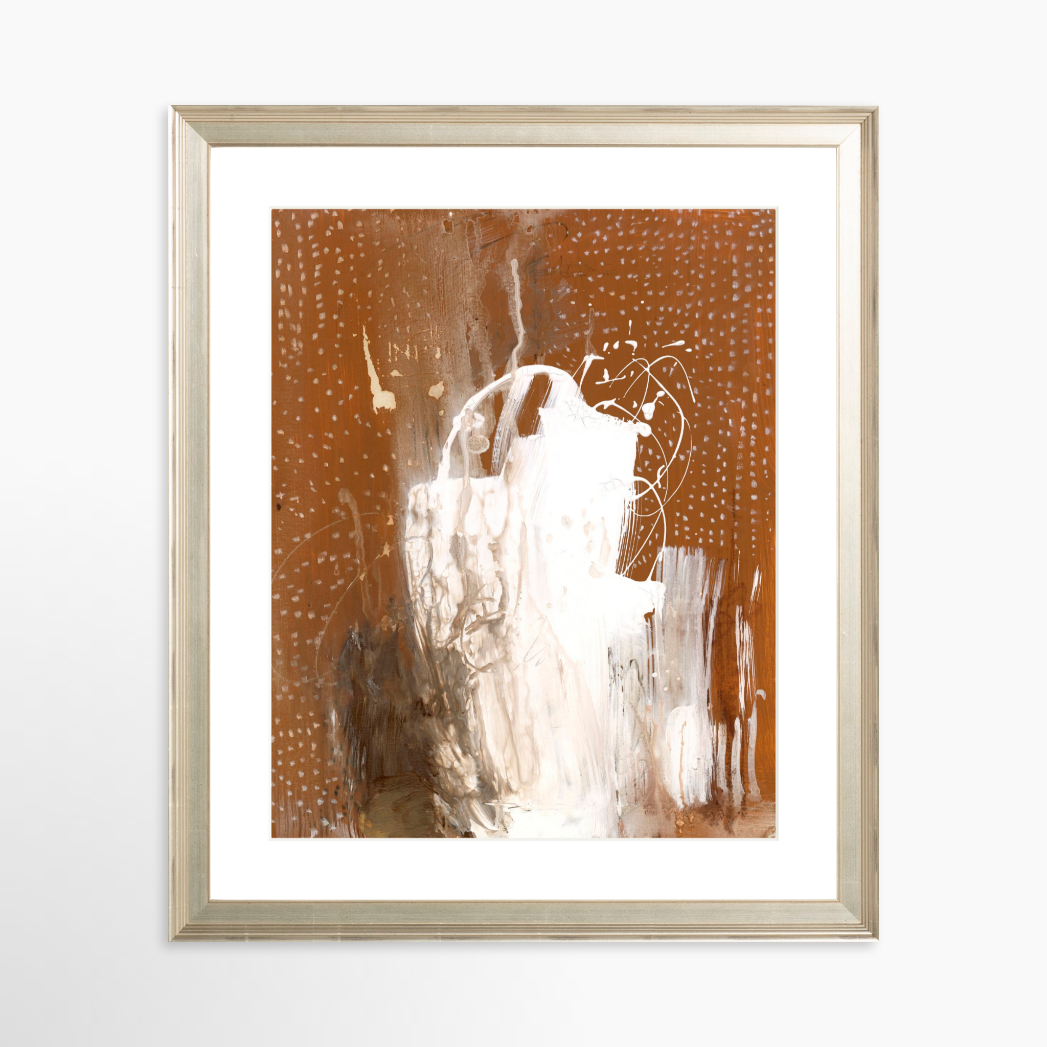 24x30 / Certificate Silver Frame + White Mat
