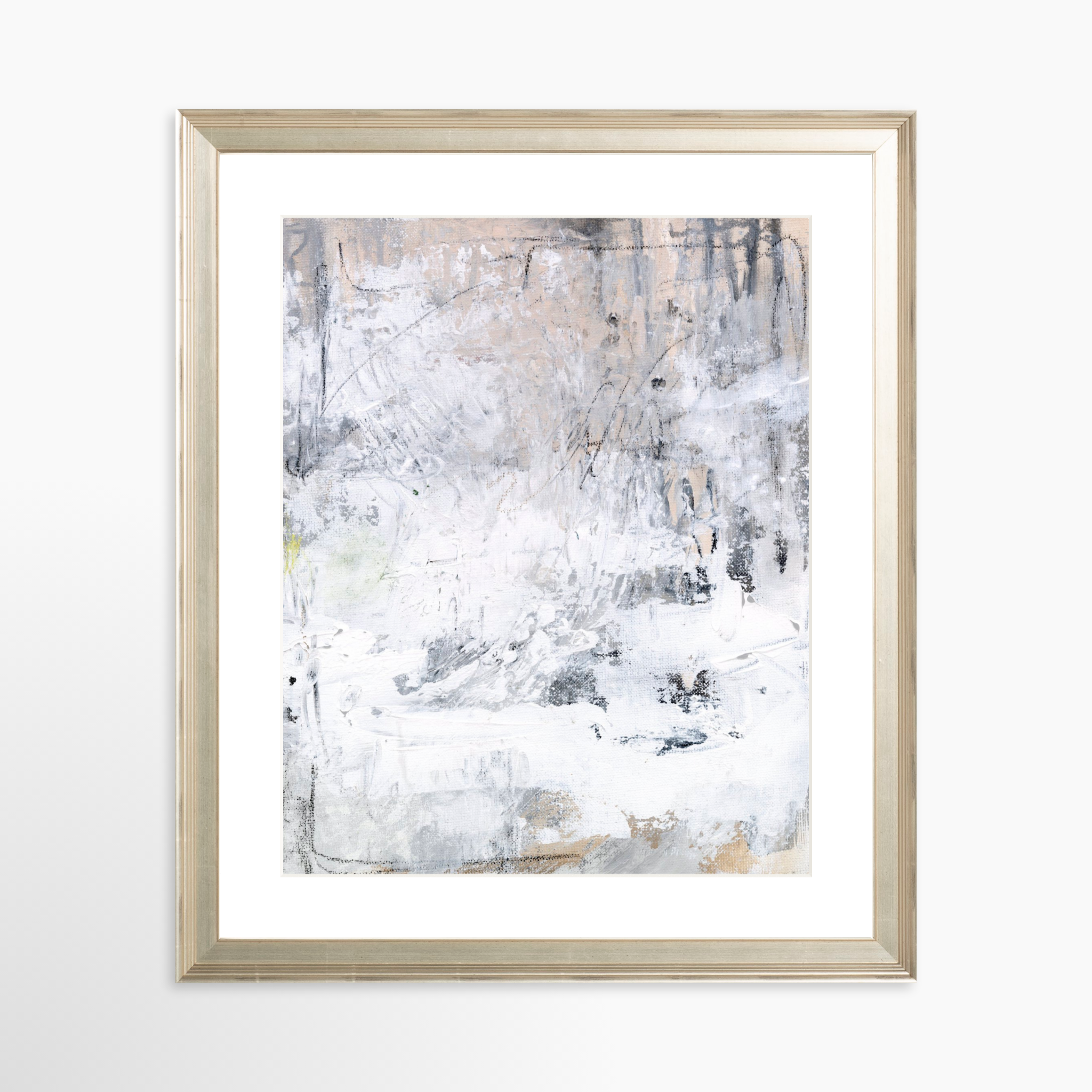 24x30 / Certificate Silver Frame + White Mat