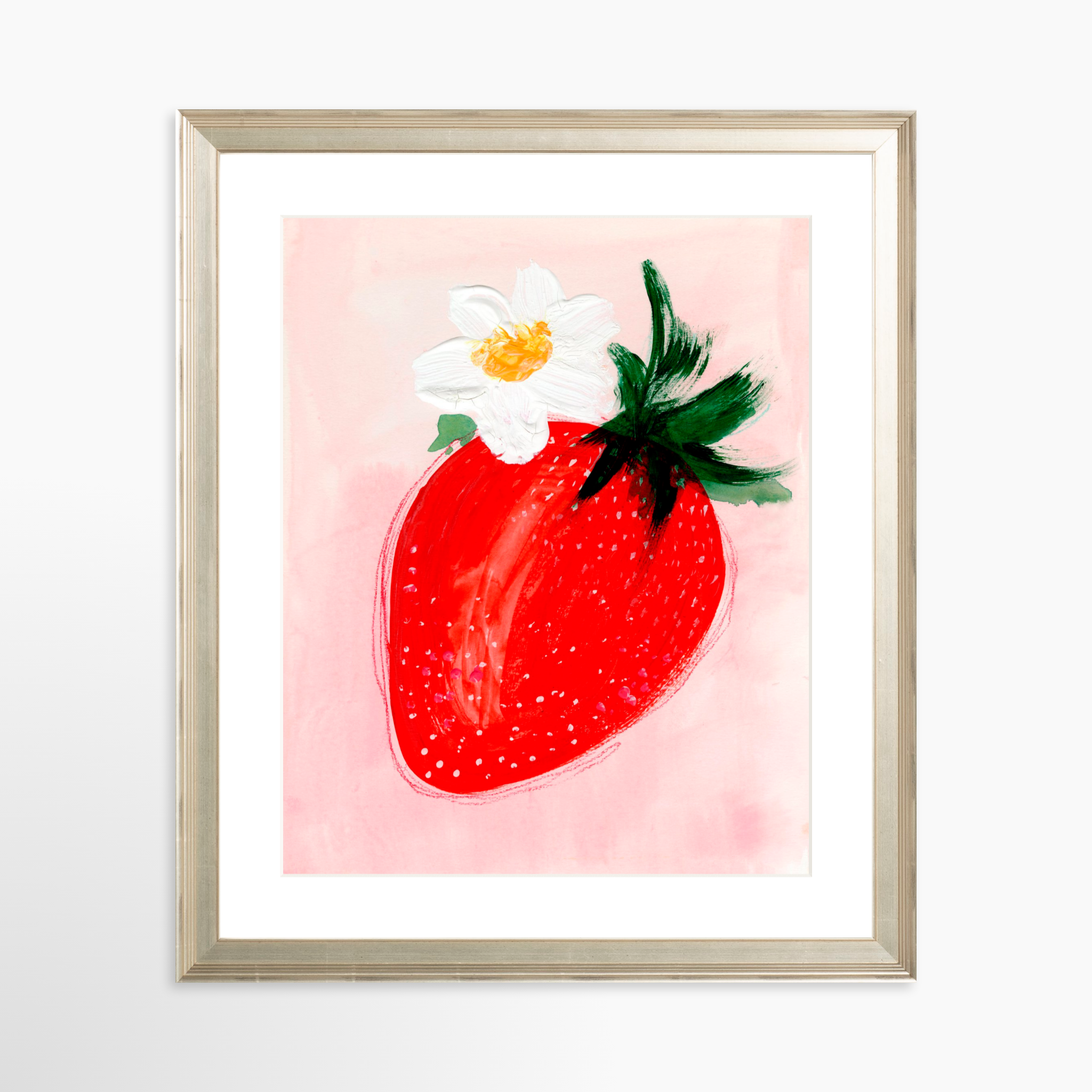 24x30 / Certificate Silver Frame + White Mat