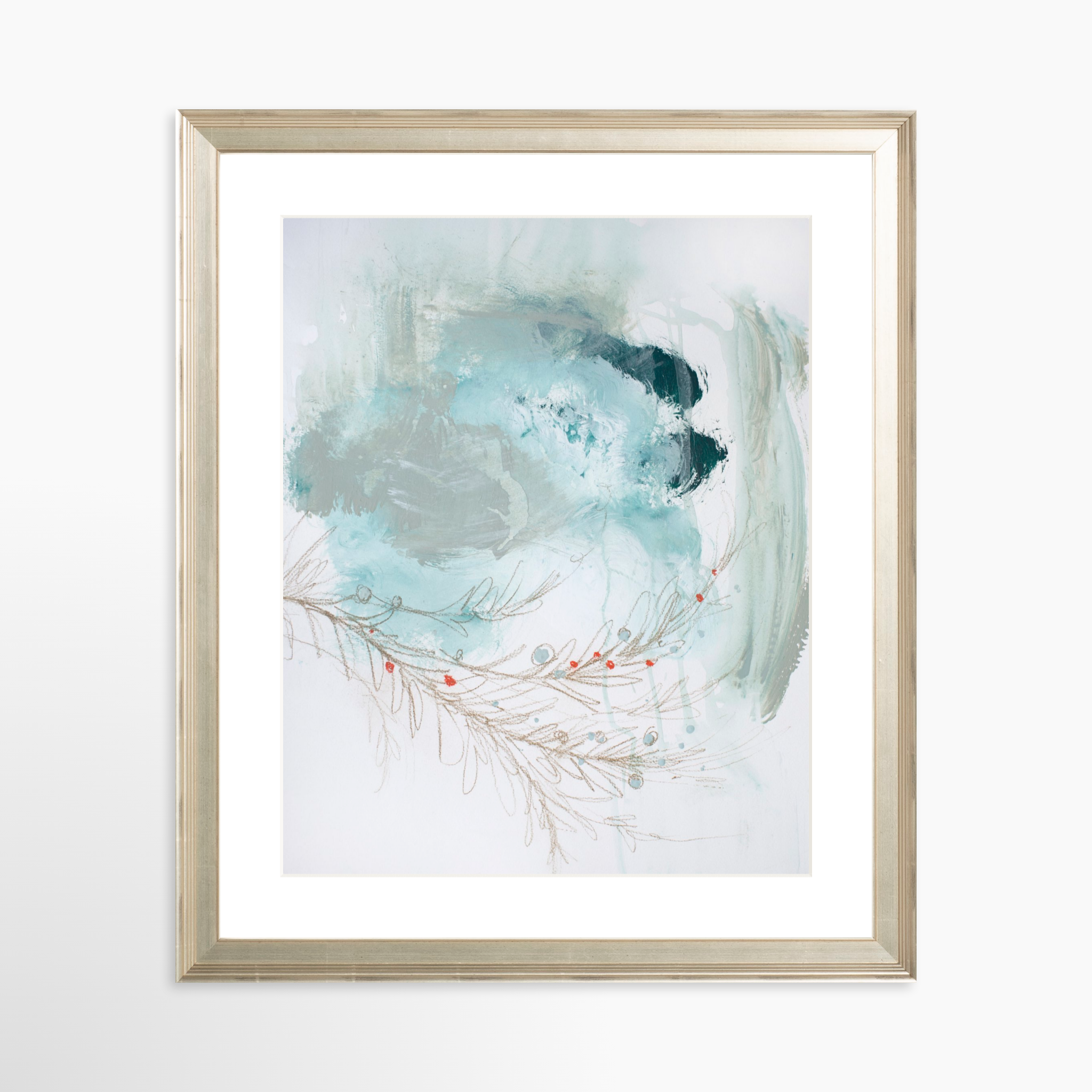 24x30 / Certificate Silver Frame + White Mat