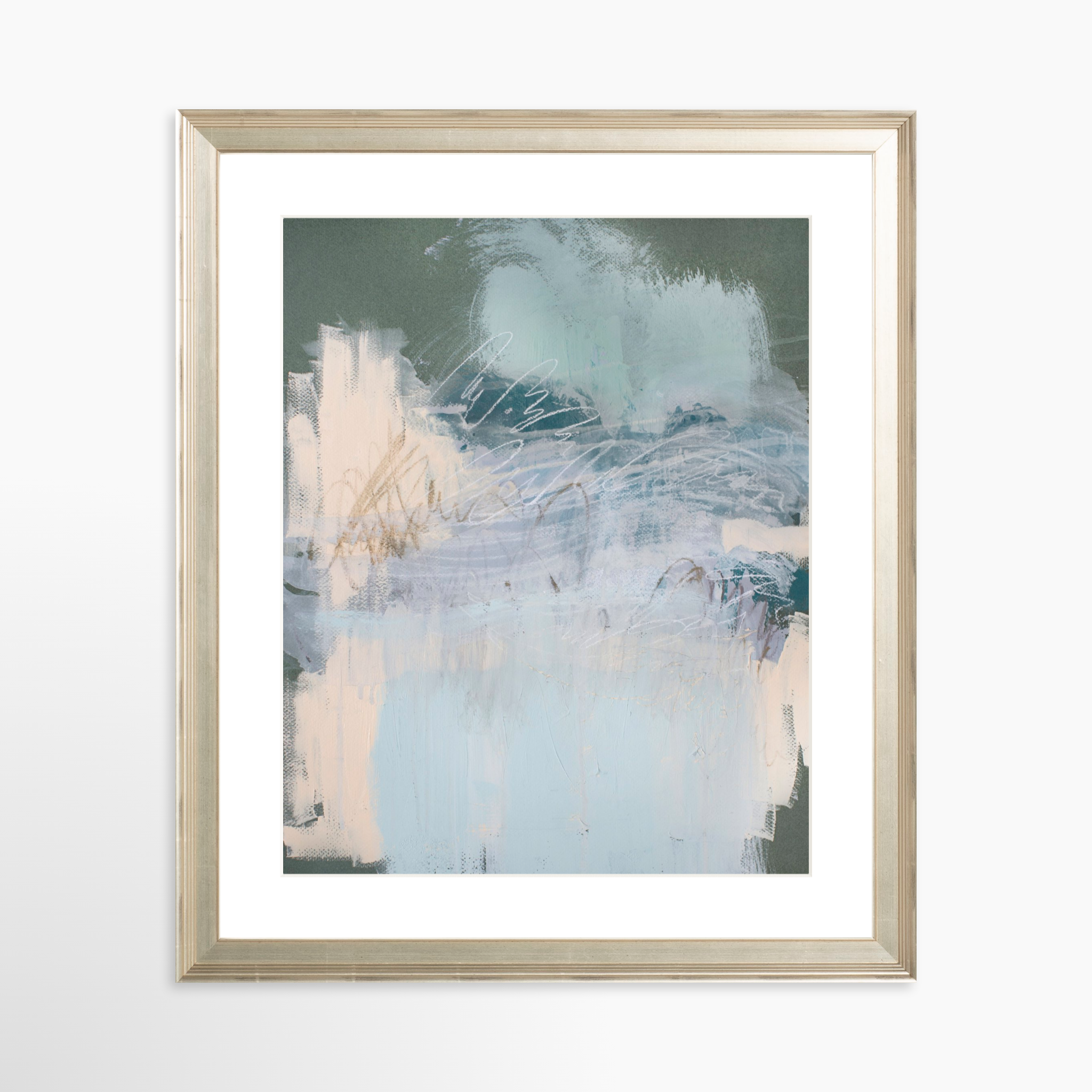 24x30 / Certificate Silver Frame + White Mat