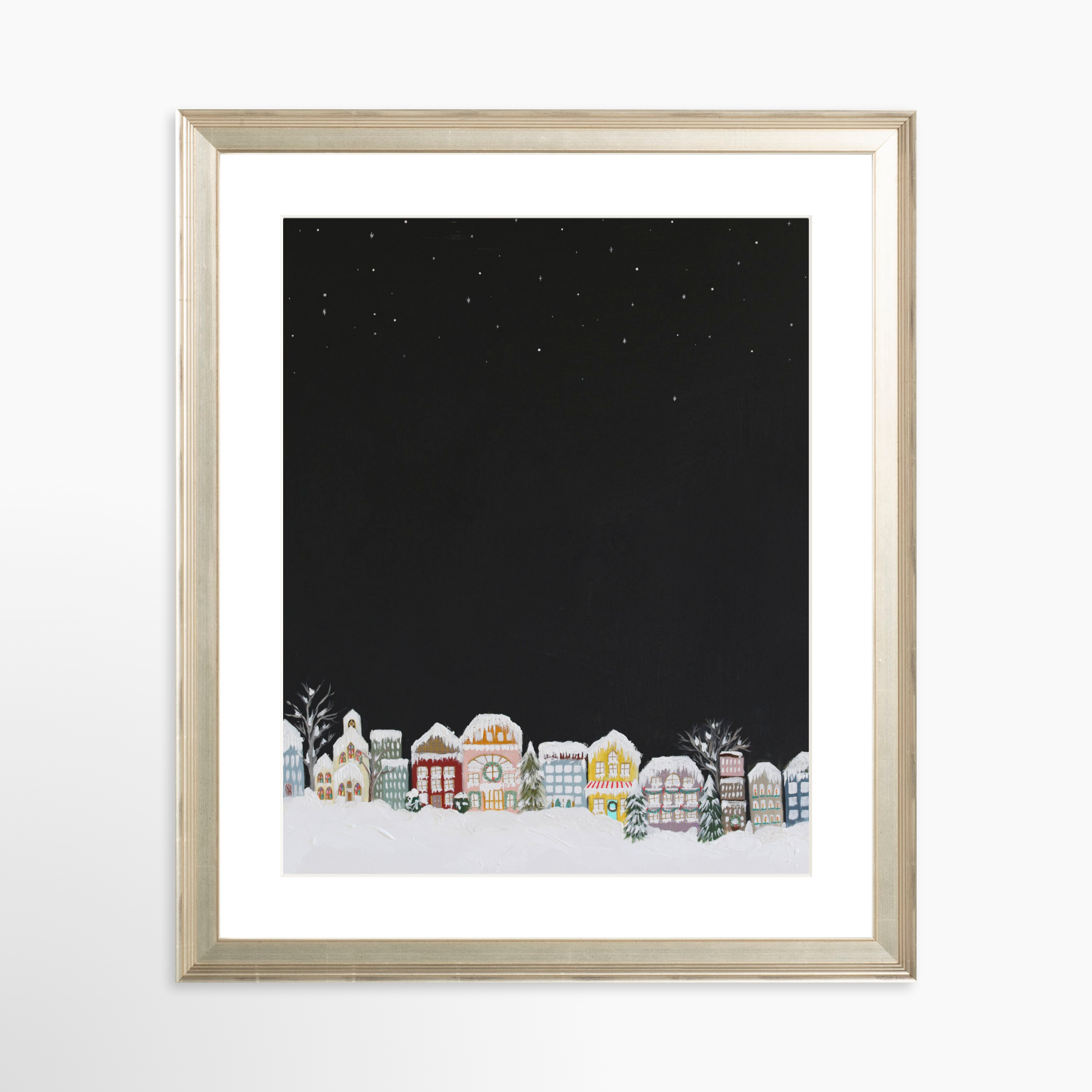 24x30 / Certificate Silver Frame + White Mat