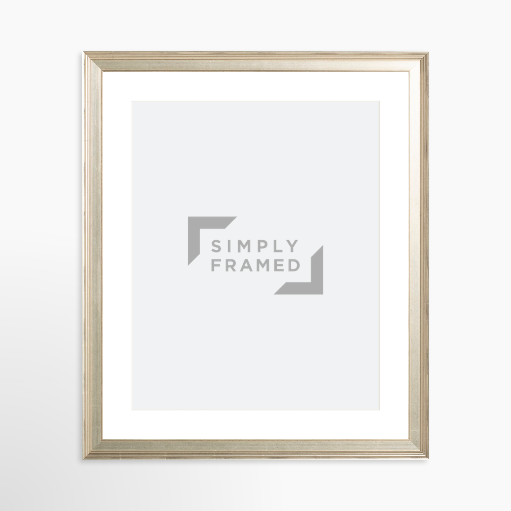 24x30 / Certificate Silver Frame + White Mat