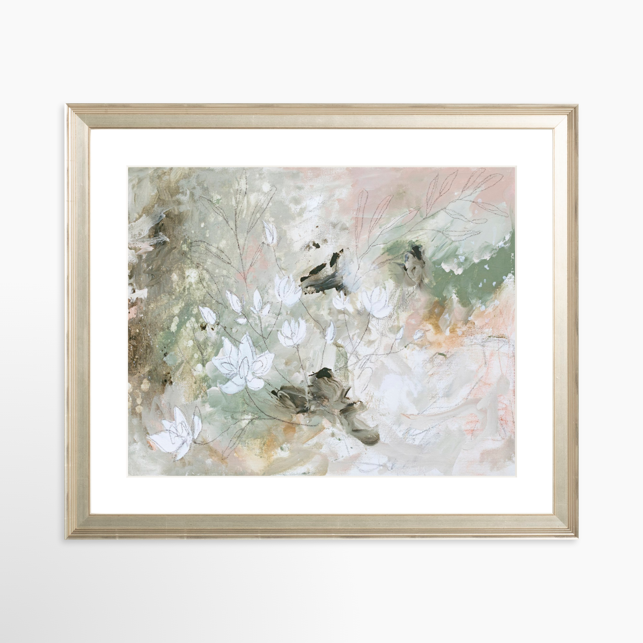 30x24 / Certificate Silver Frame + White Mat