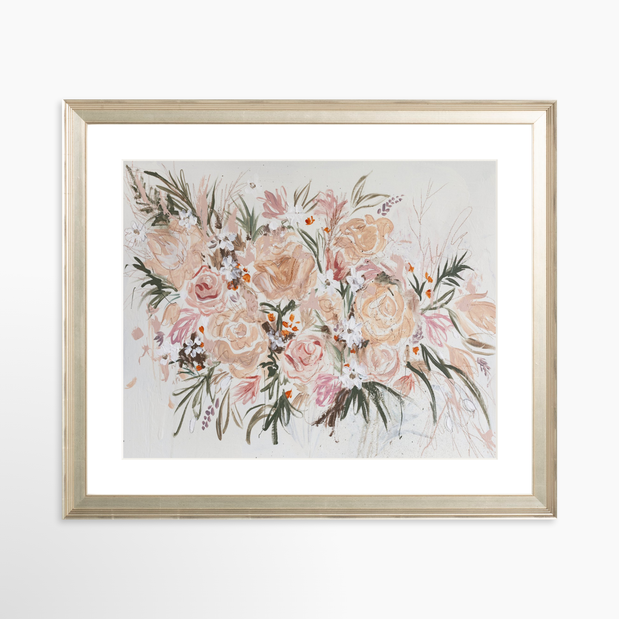 30x24 / Certificate Silver Frame + White Mat