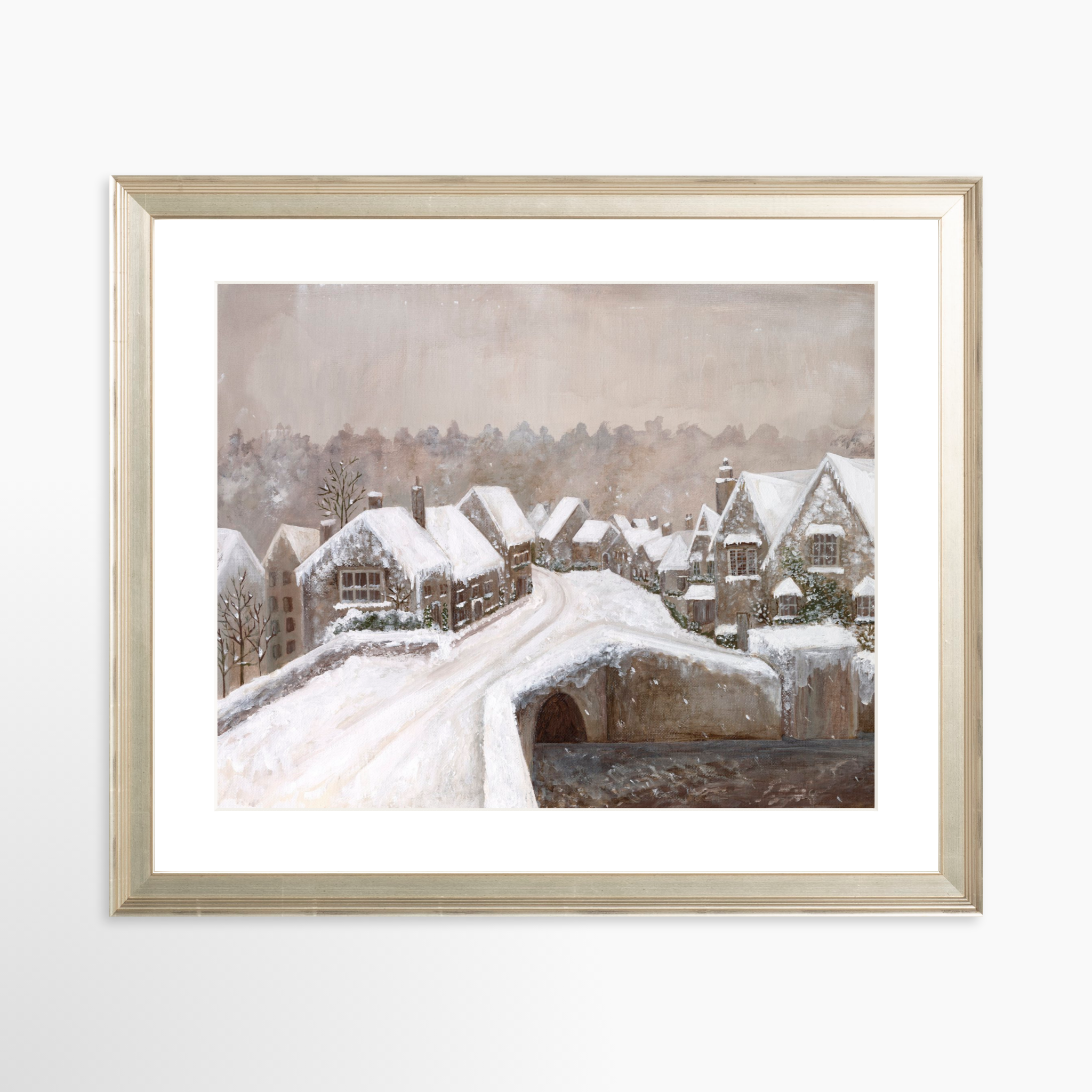 30x24 / Certificate Silver Frame + White Mat