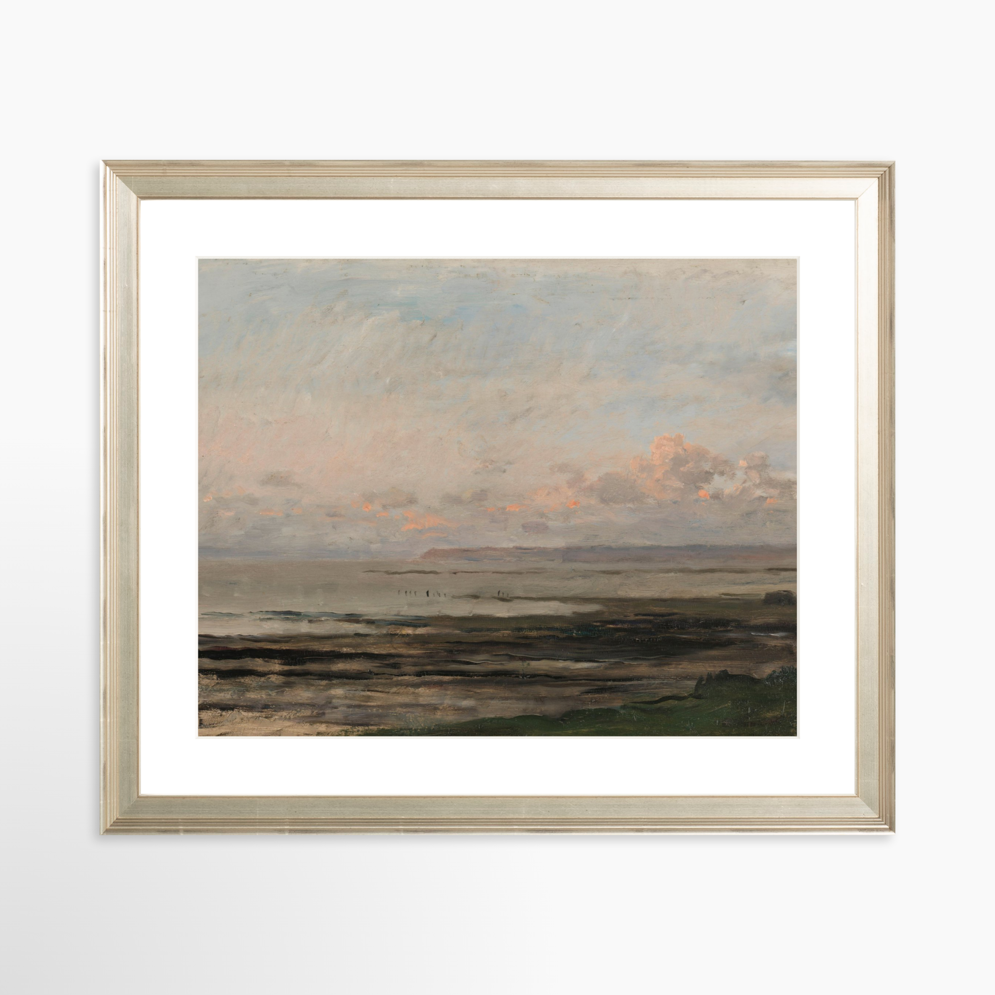 30x24 / Certificate Silver Frame + White Mat