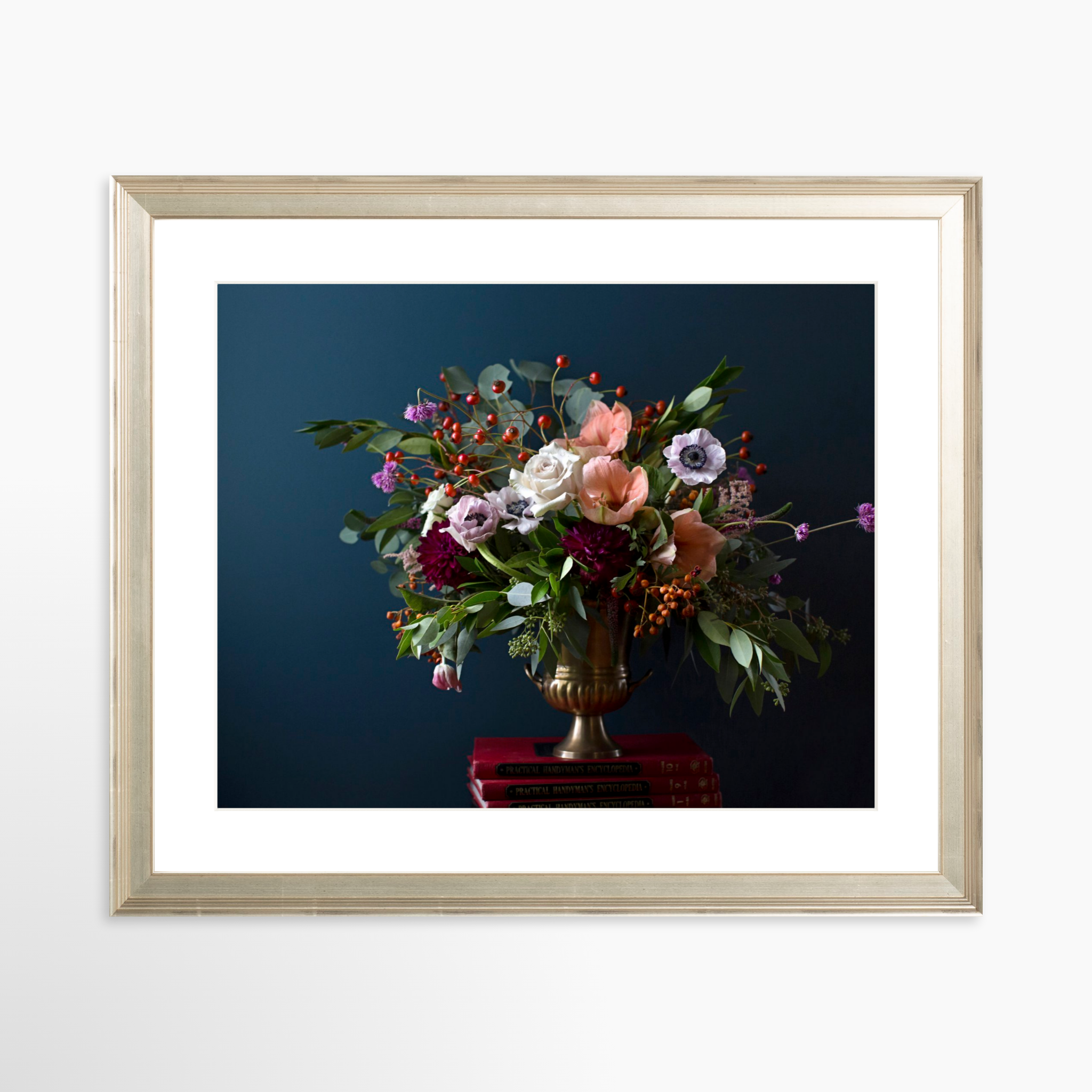 30x24 / Certificate Silver Frame + White Mat