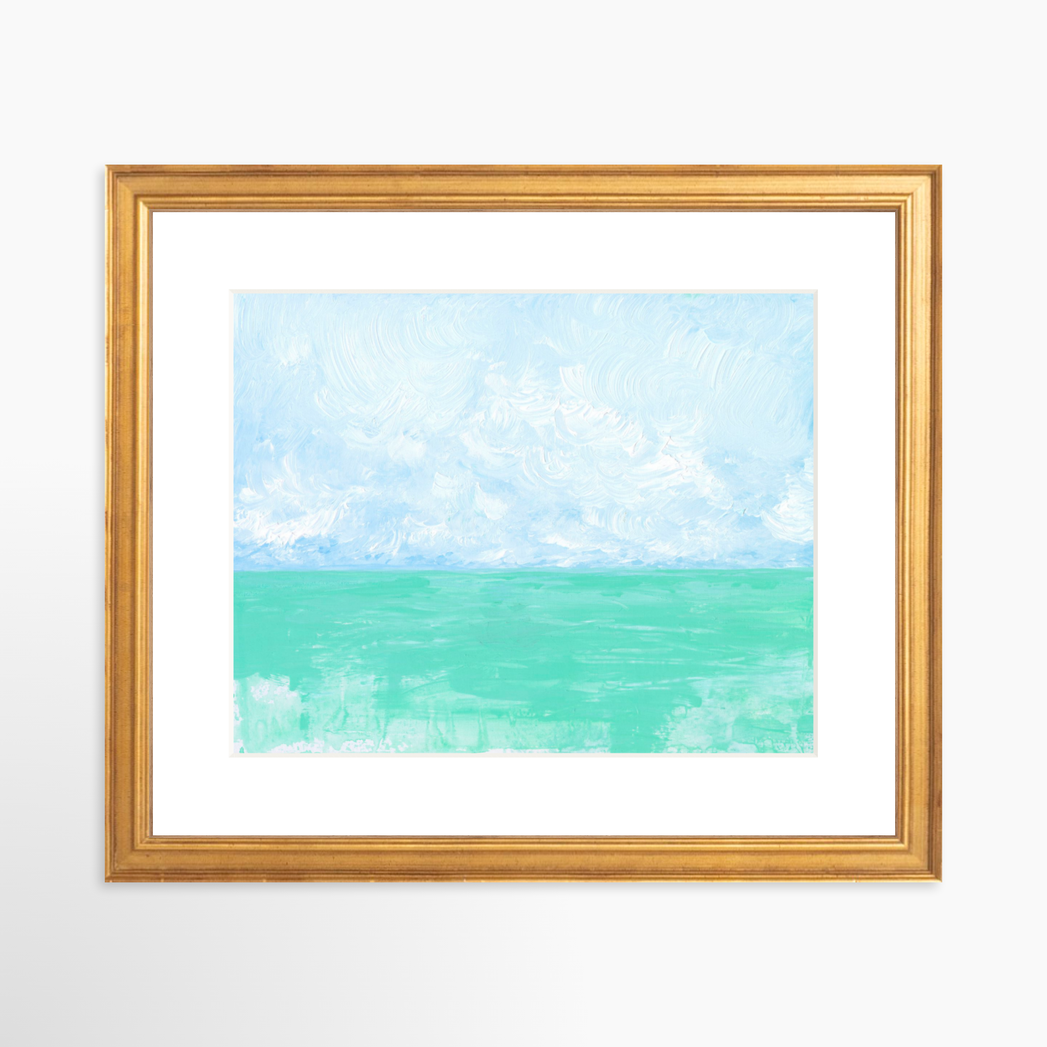 10x8 / Certificate Gold Frame + White Mat