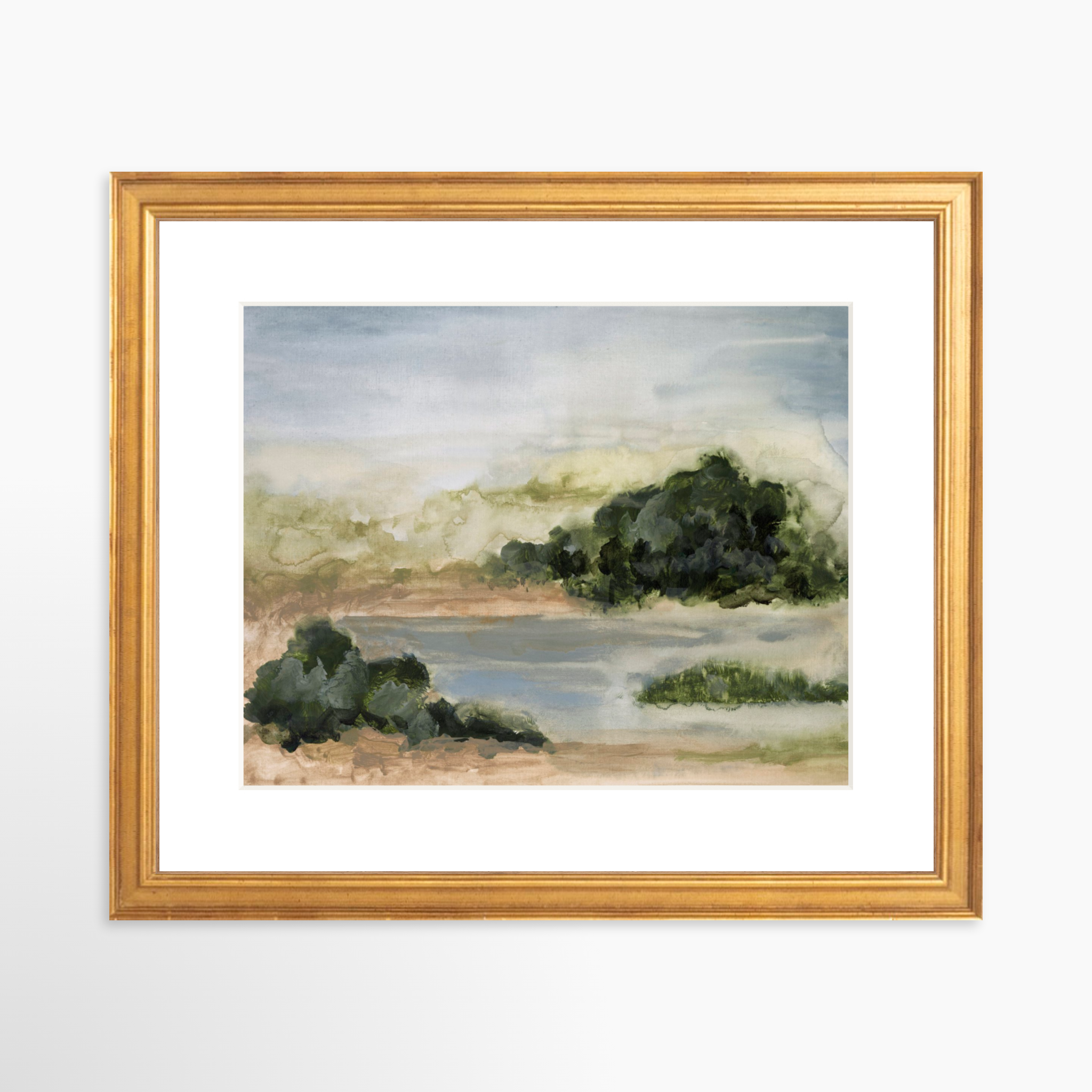 10x8 / Certificate Gold Frame + White Mat