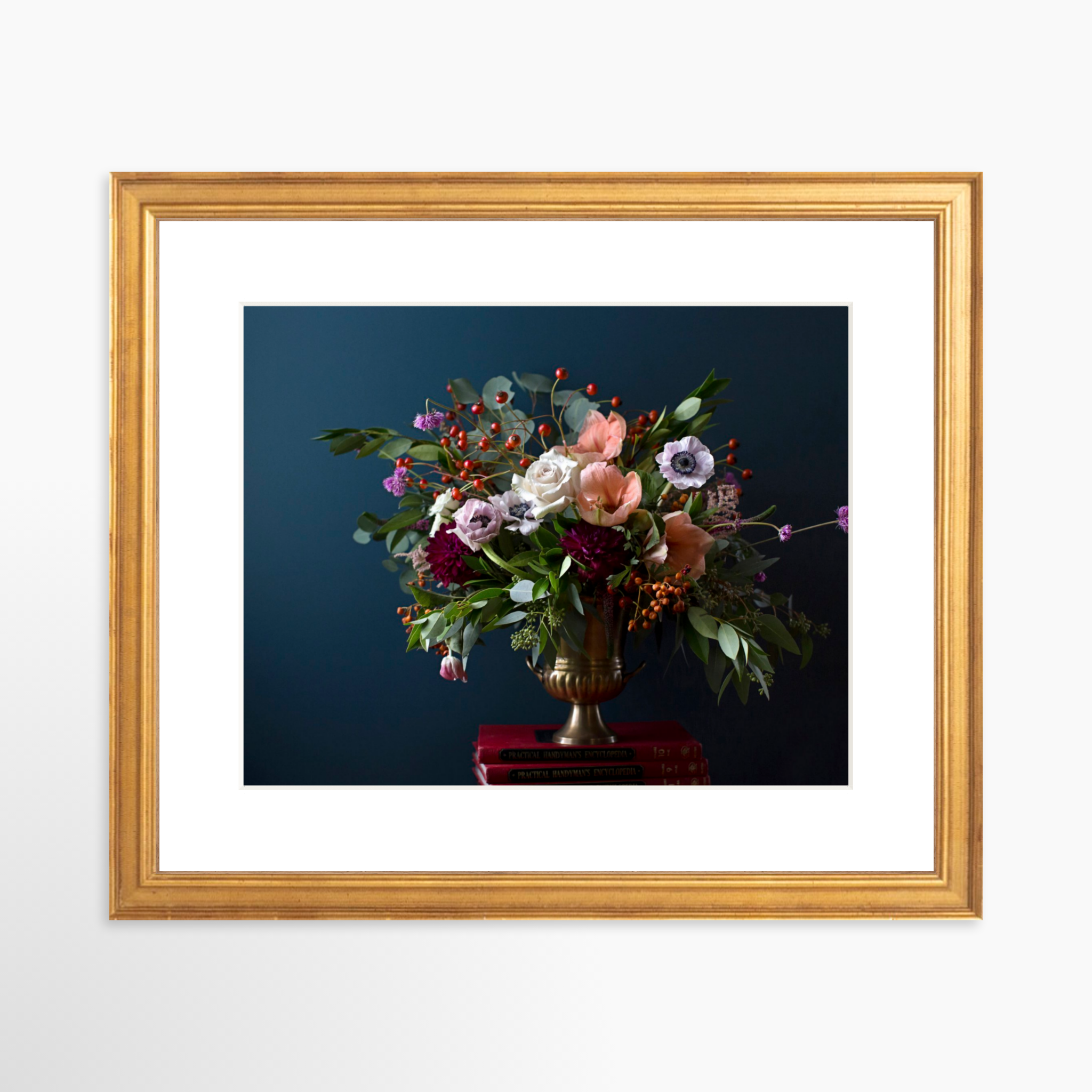 10x8 / Certificate Gold Frame + White Mat