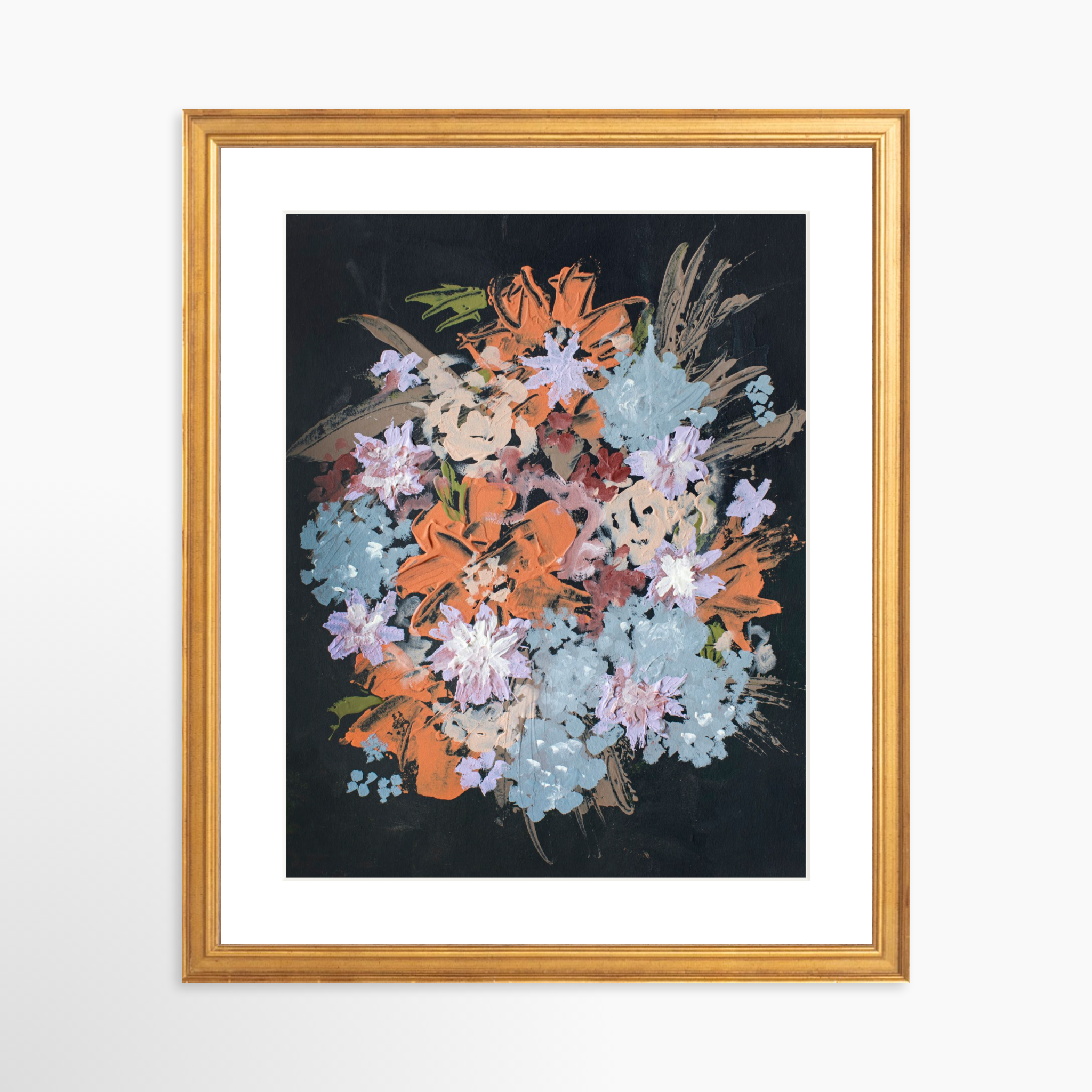 11x14 / Certificate Gold Frame + White Mat