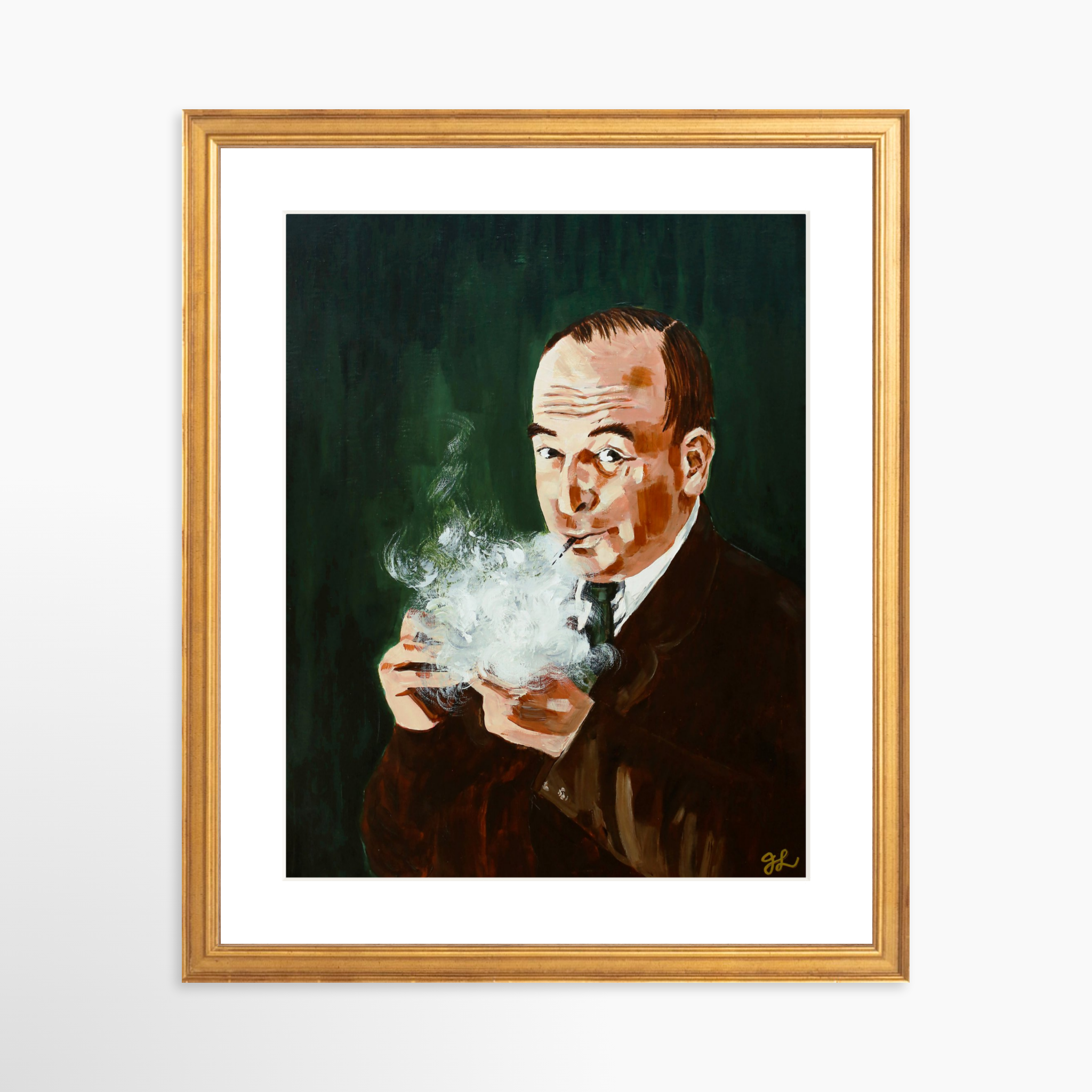 11x14 / Certificate Gold Frame + White Mat