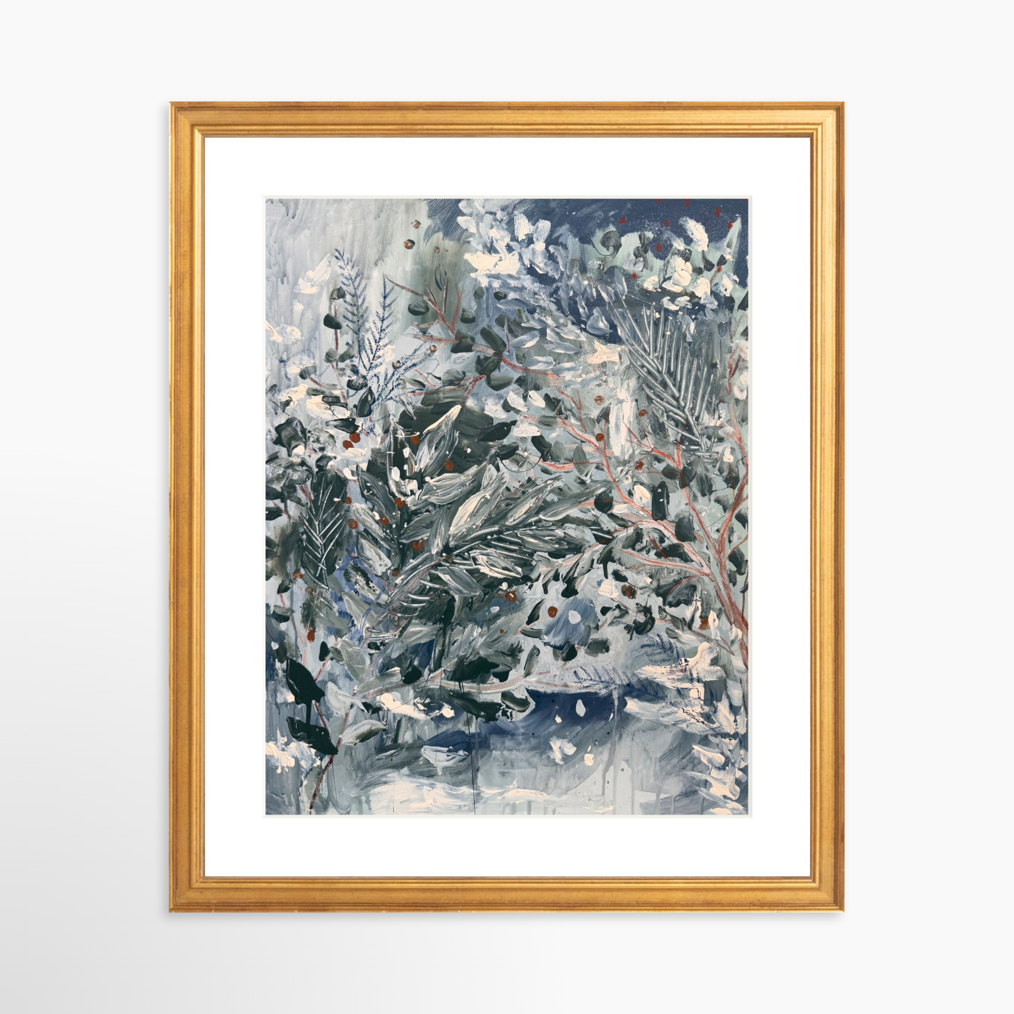 11x14 / Certificate Gold Frame + White Mat