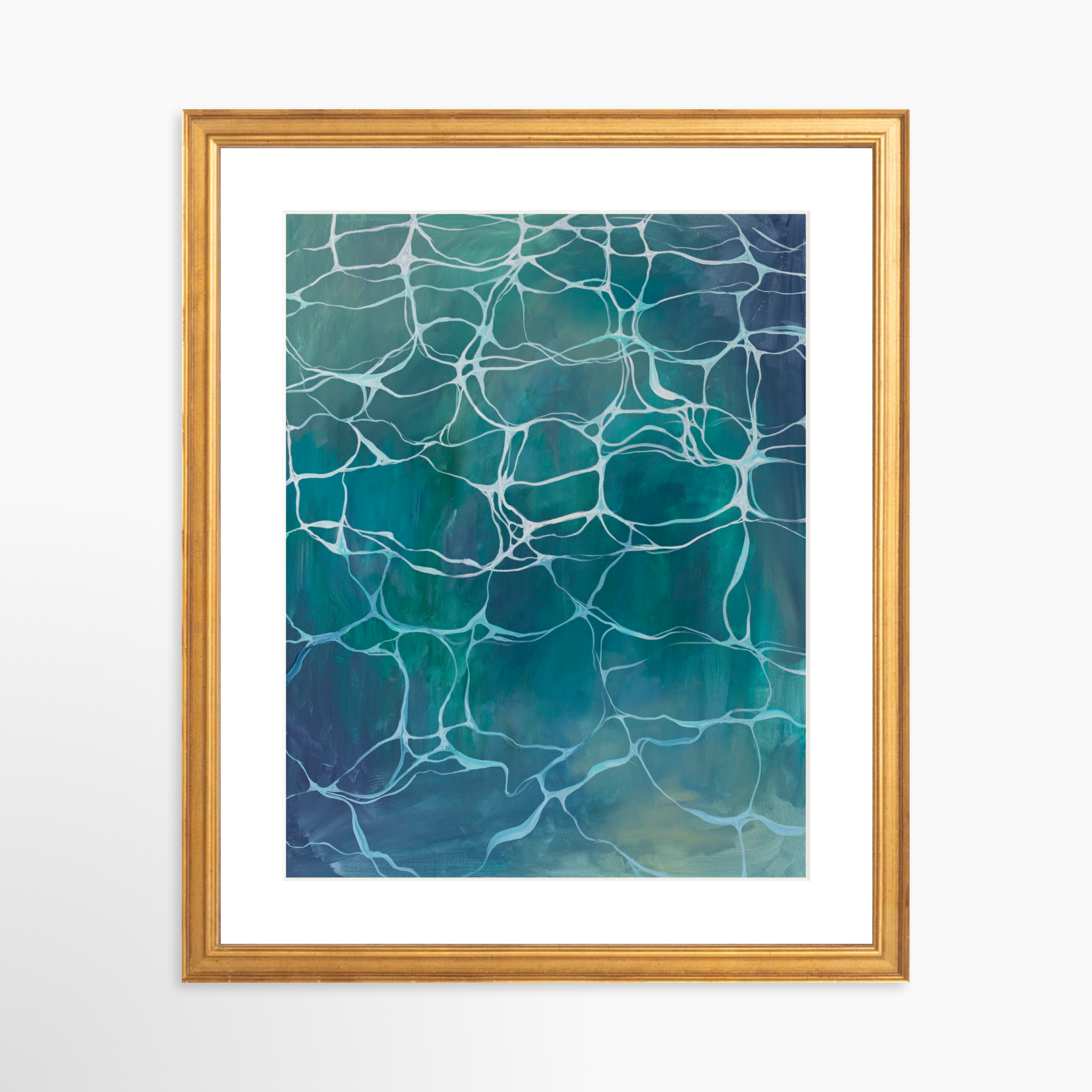 11x14 / Certificate Gold Frame + White Mat