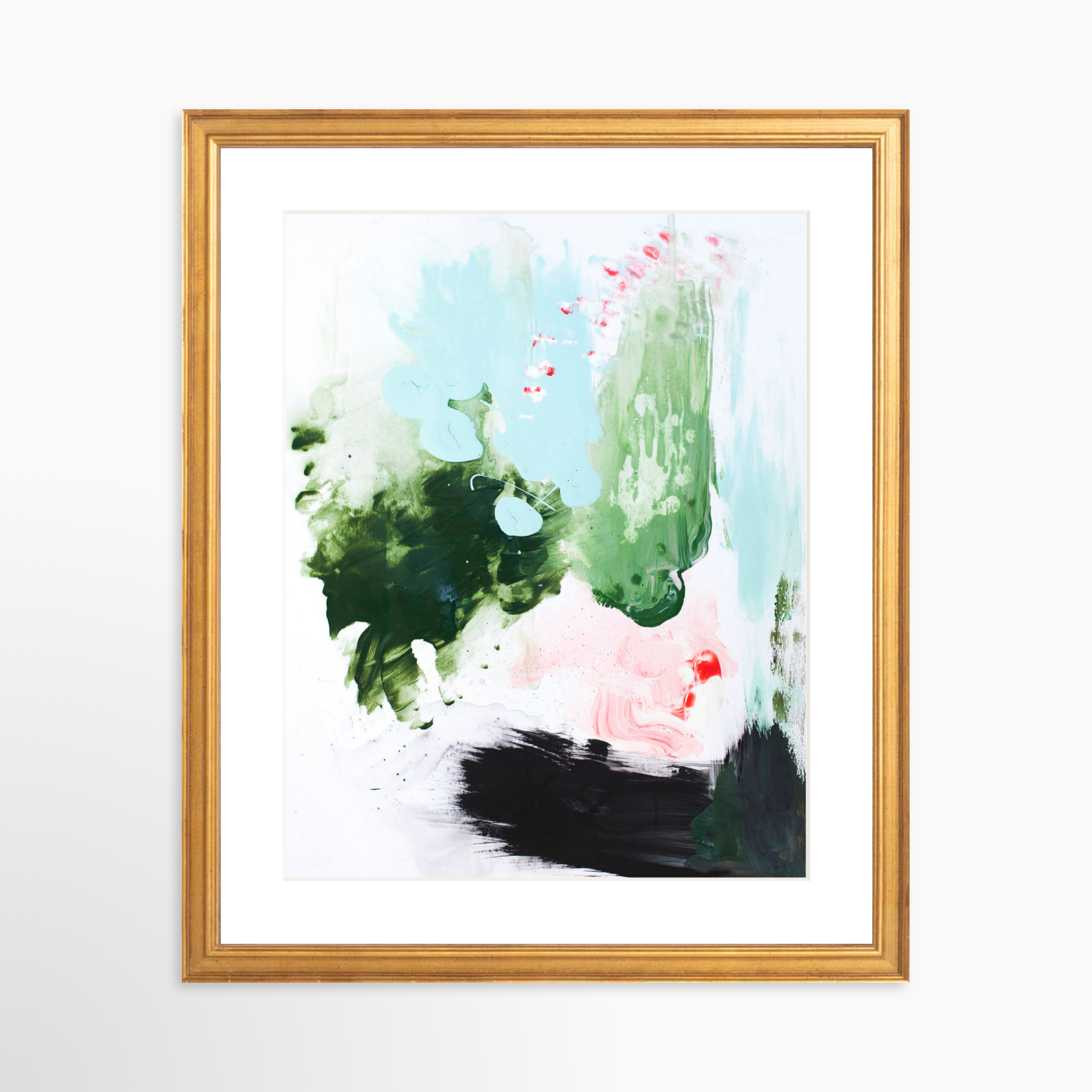 11x14 / Certificate Gold Frame + White Mat