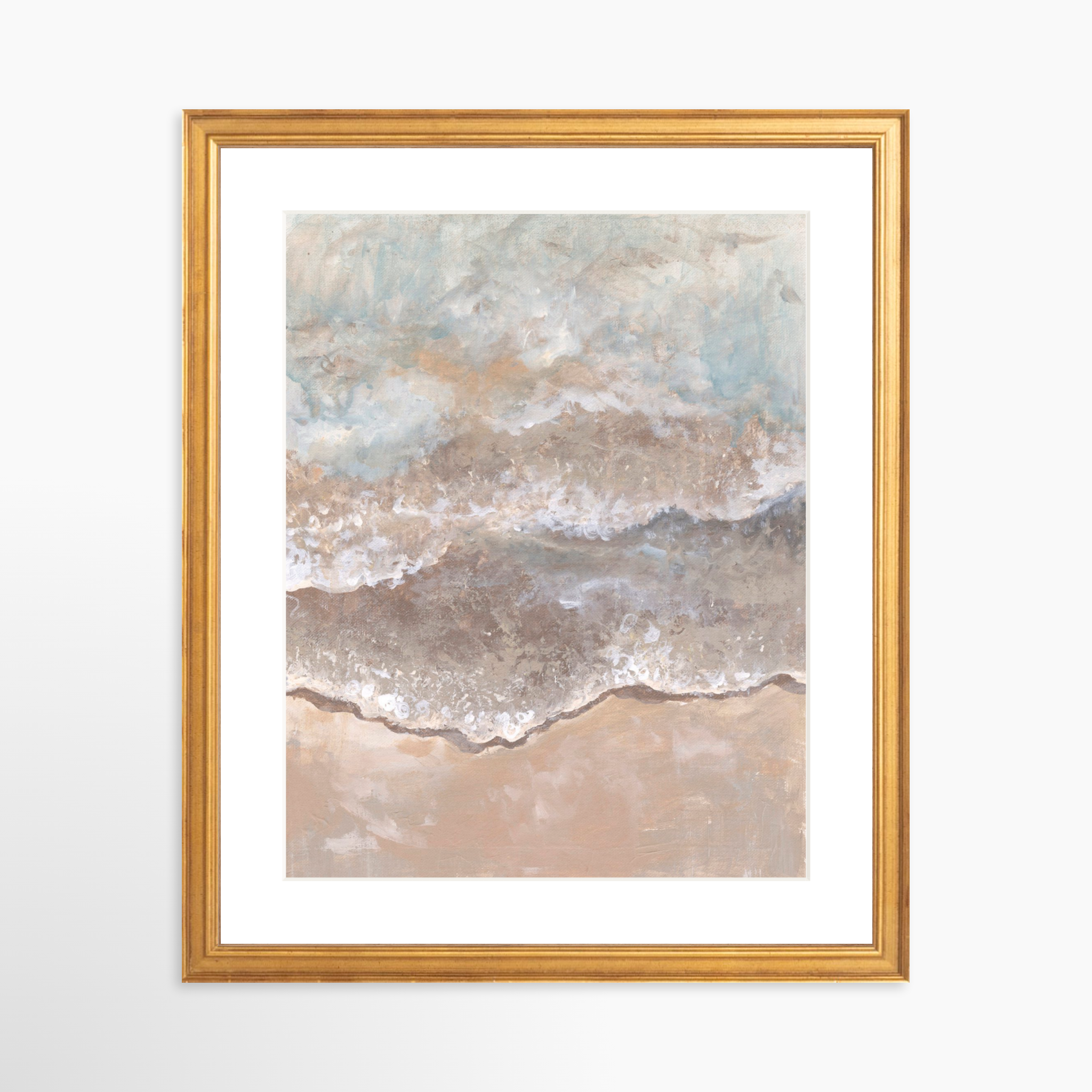 11x14 / Certificate Gold Frame + White Mat