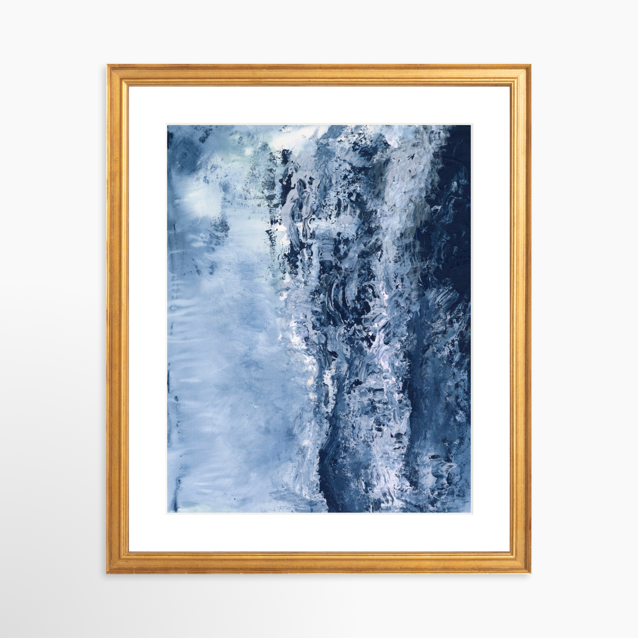 11x14 / Certificate Gold Frame + White Mat