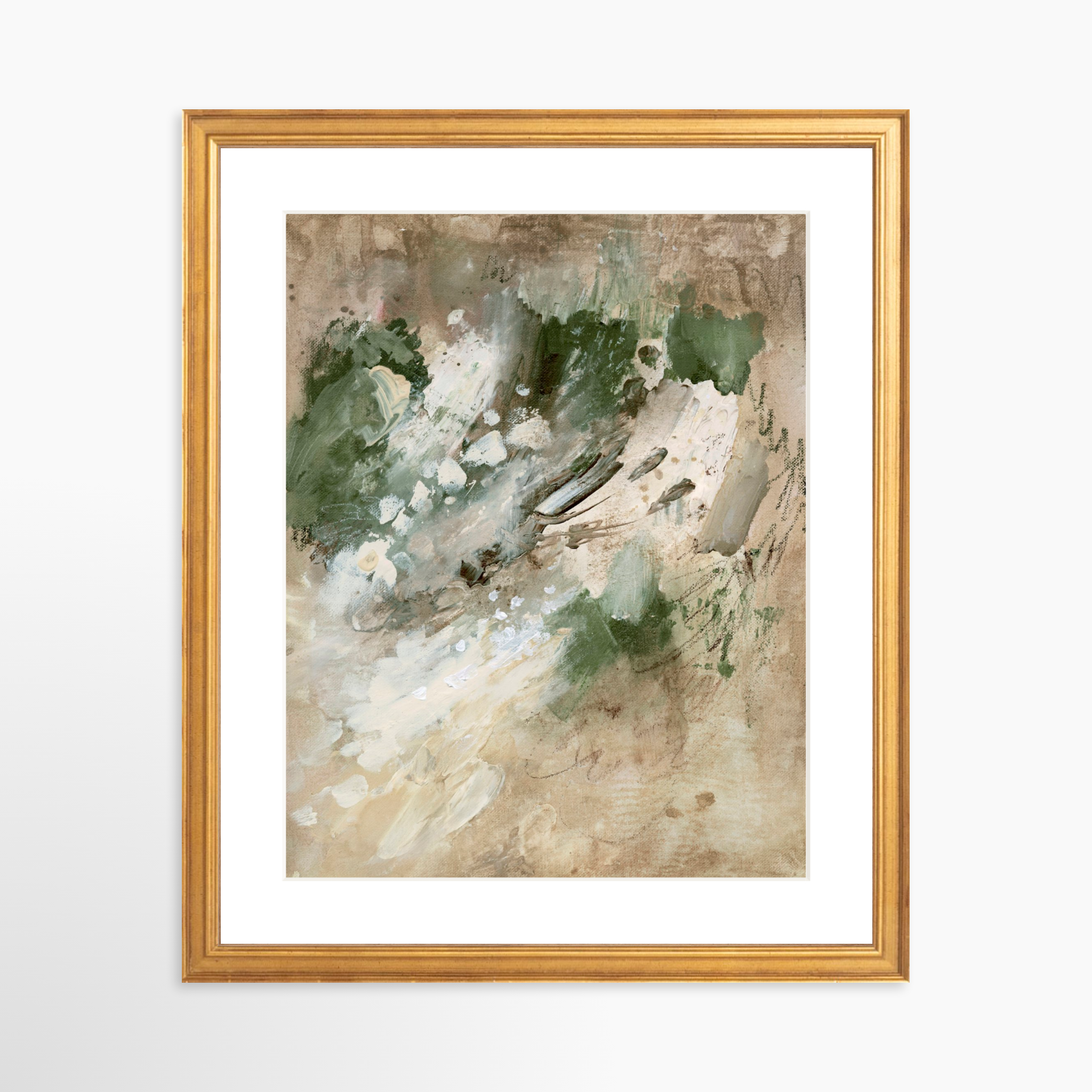 11x14 / Certificate Gold Frame + White Mat