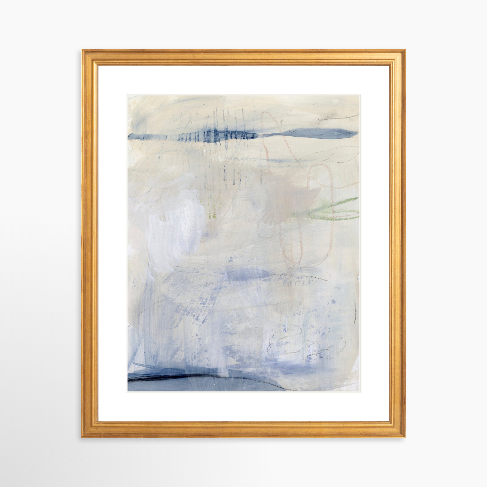 11x14 / Certificate Gold Frame + White Mat