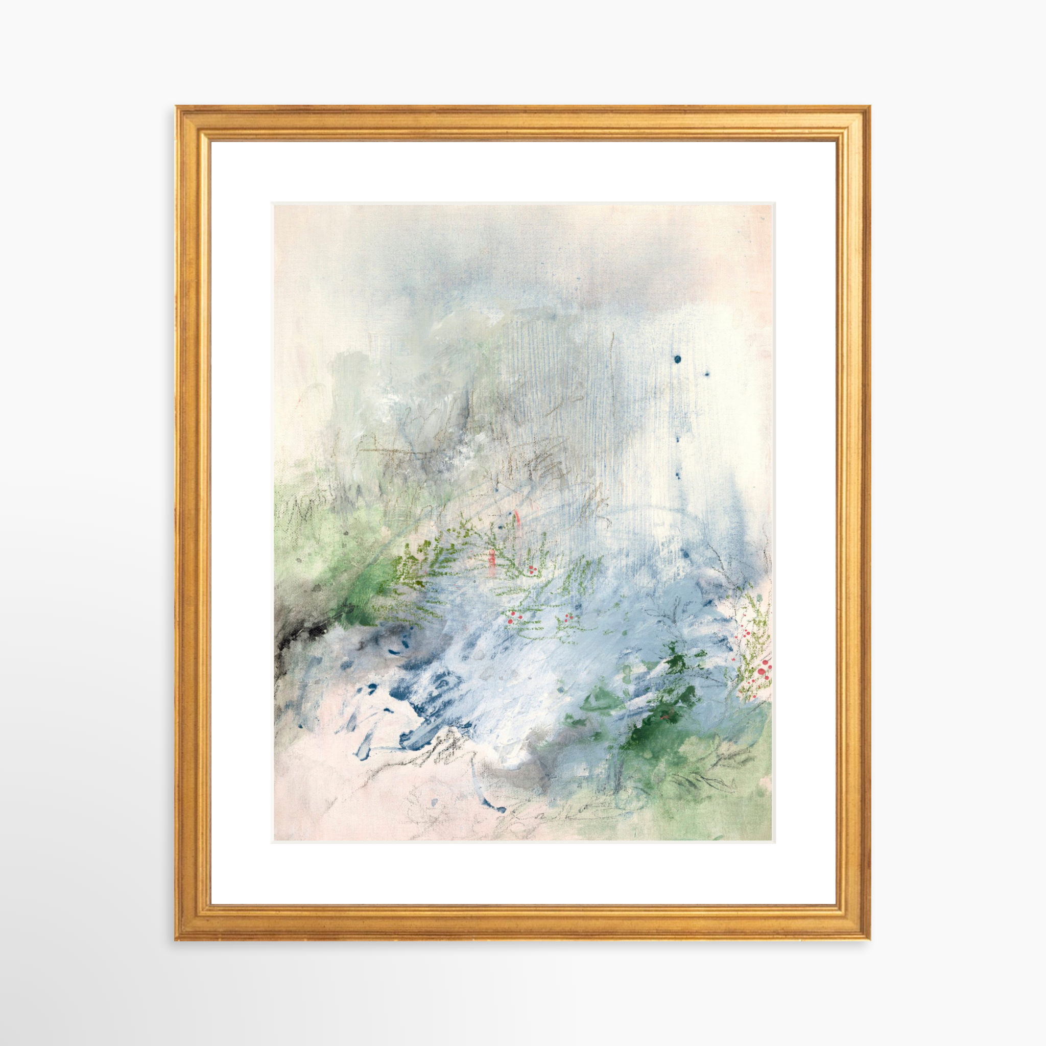 11x14 / Certificate Gold Frame + White Mat