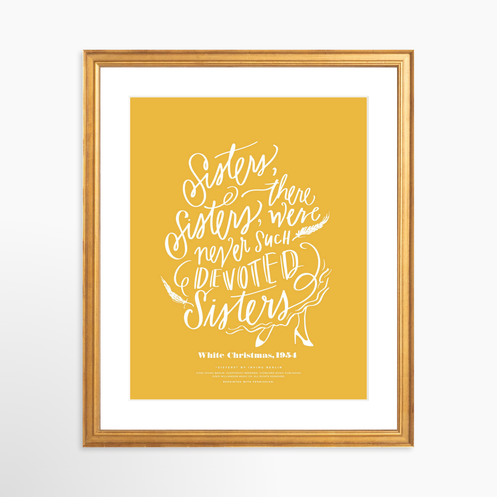 11x14 / Certificate Gold Frame + White Mat