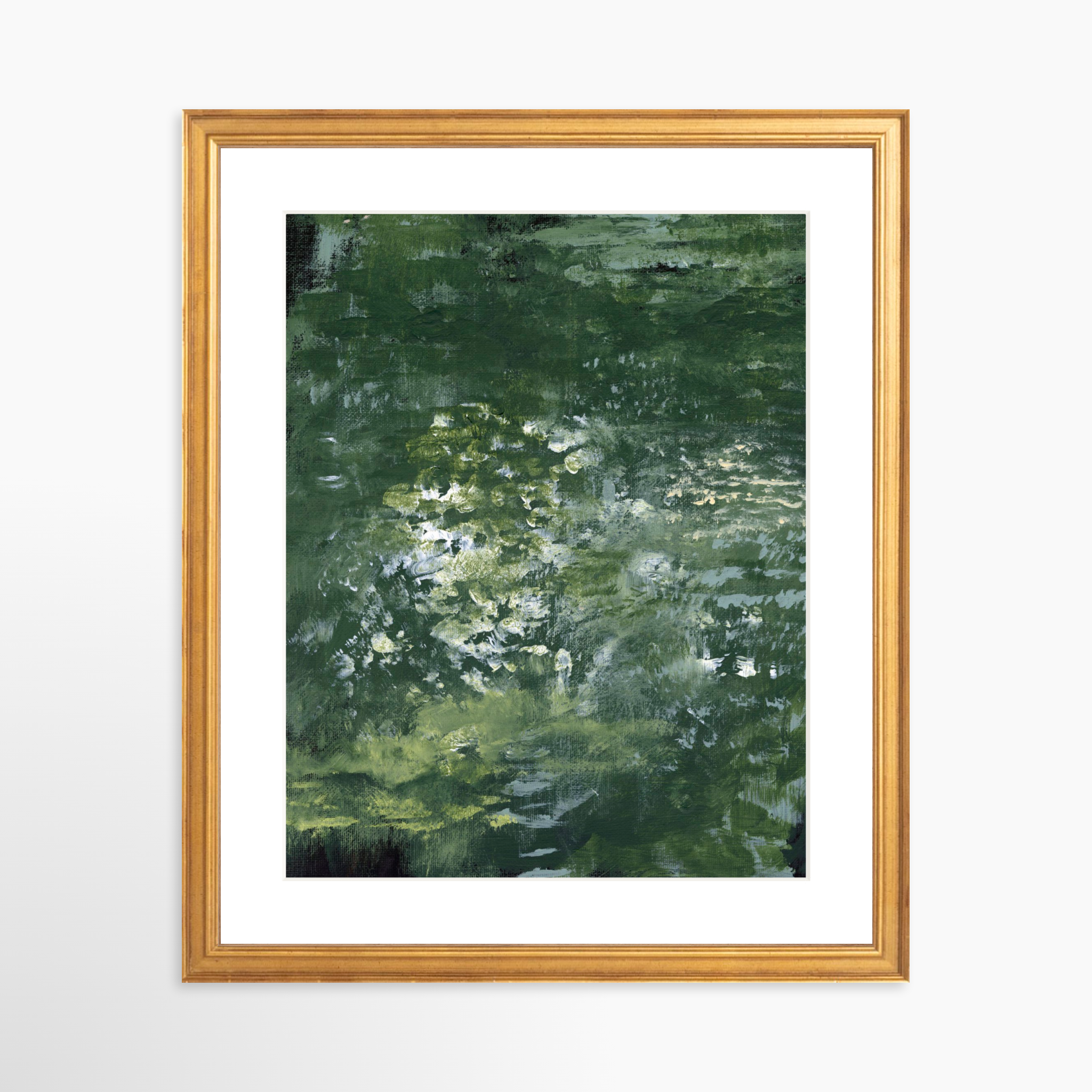 11x14 / Certificate Gold Frame + White Mat