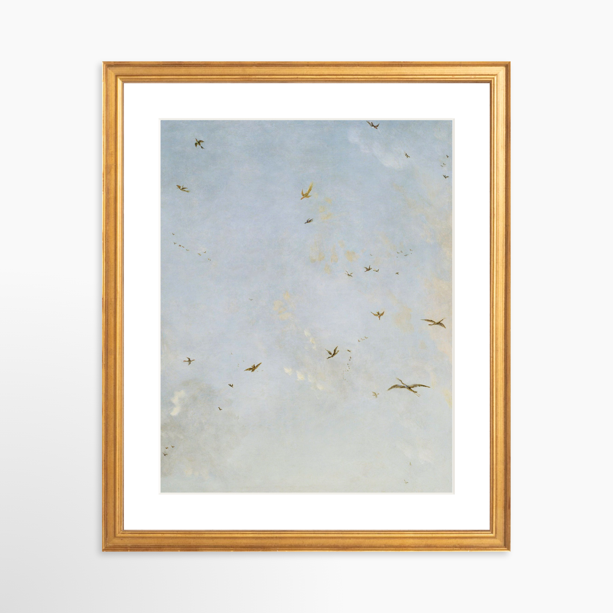 11x14 / Certificate Gold Frame + White Mat