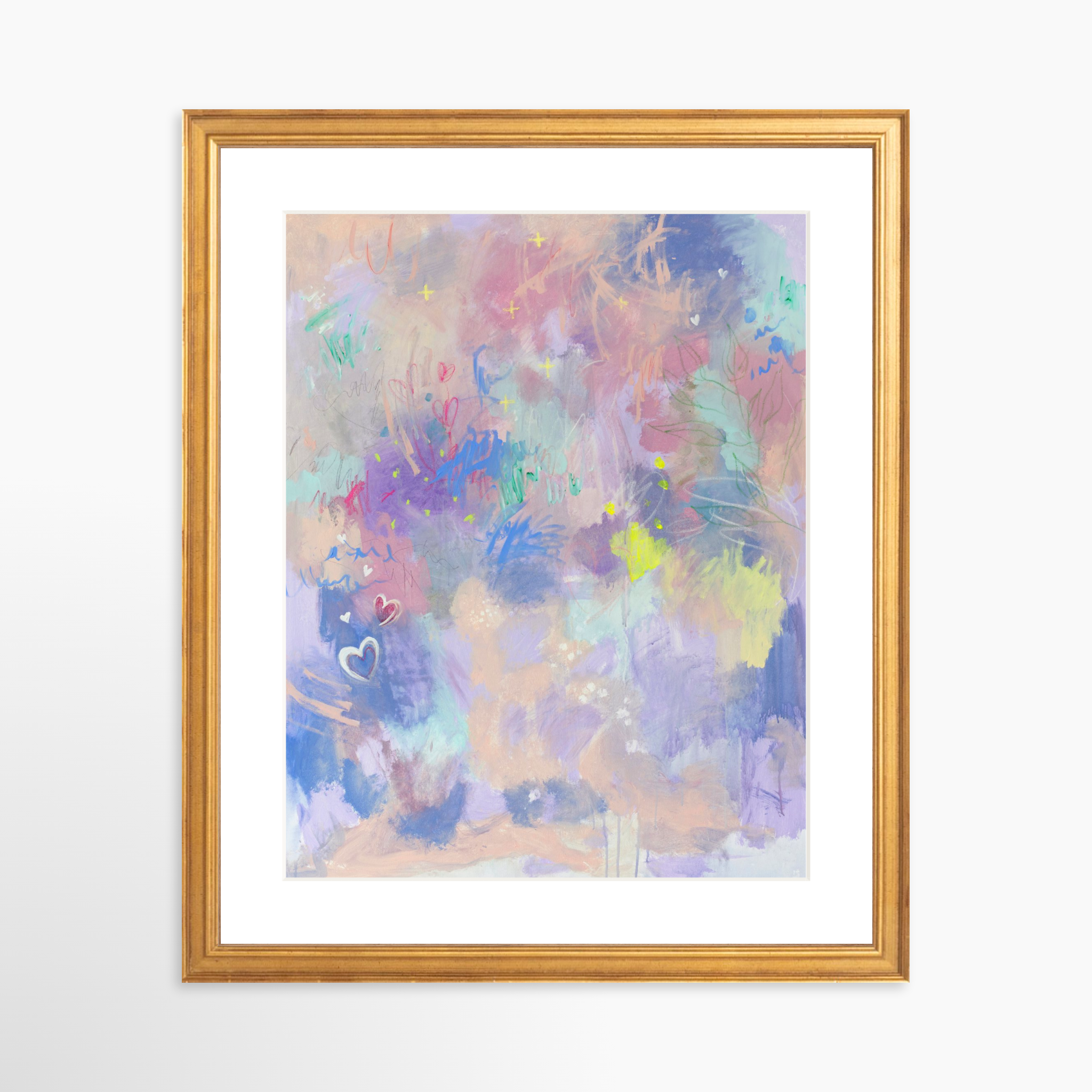 11x14 / Certificate Gold Frame + White Mat