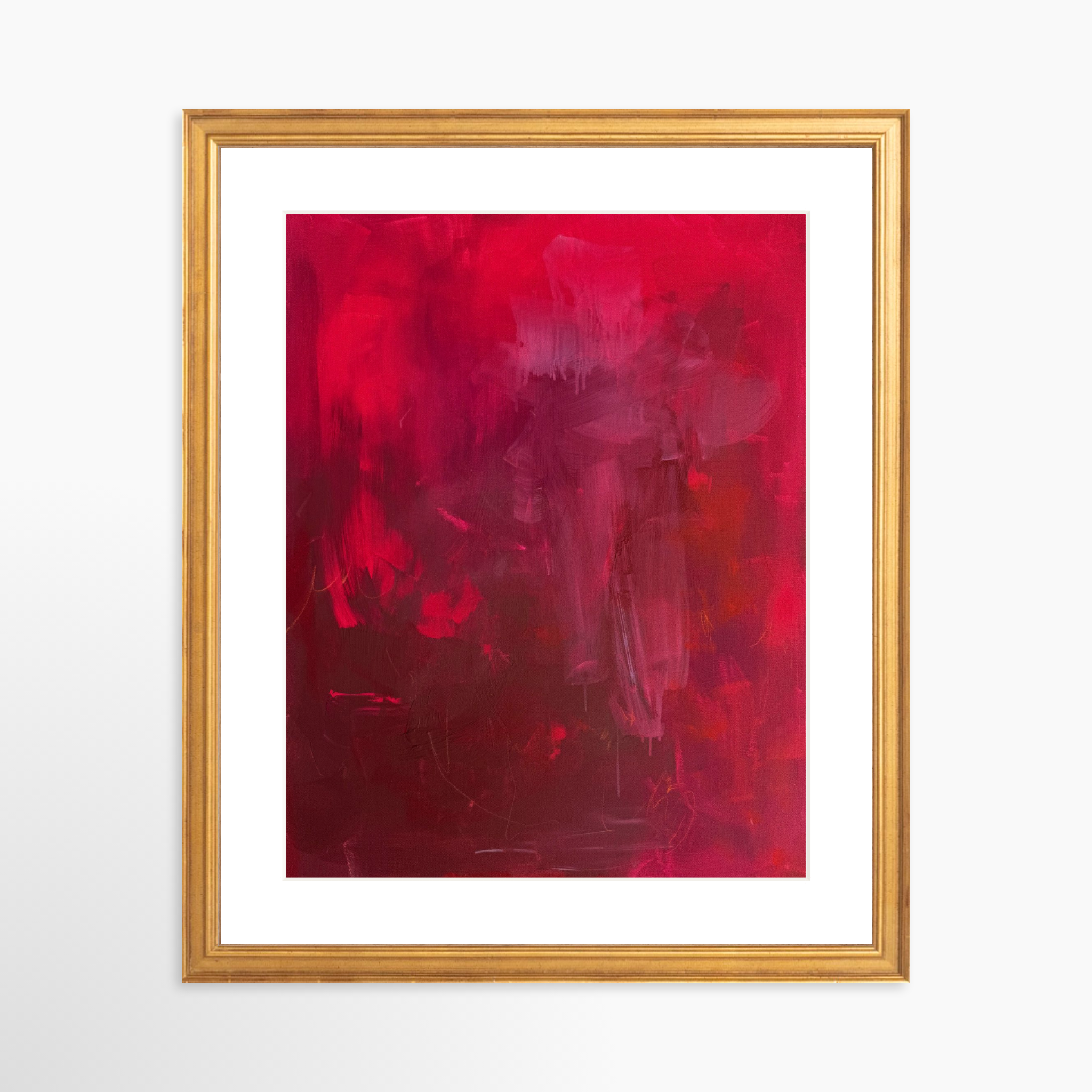 11x14 / Certificate Gold Frame + White Mat