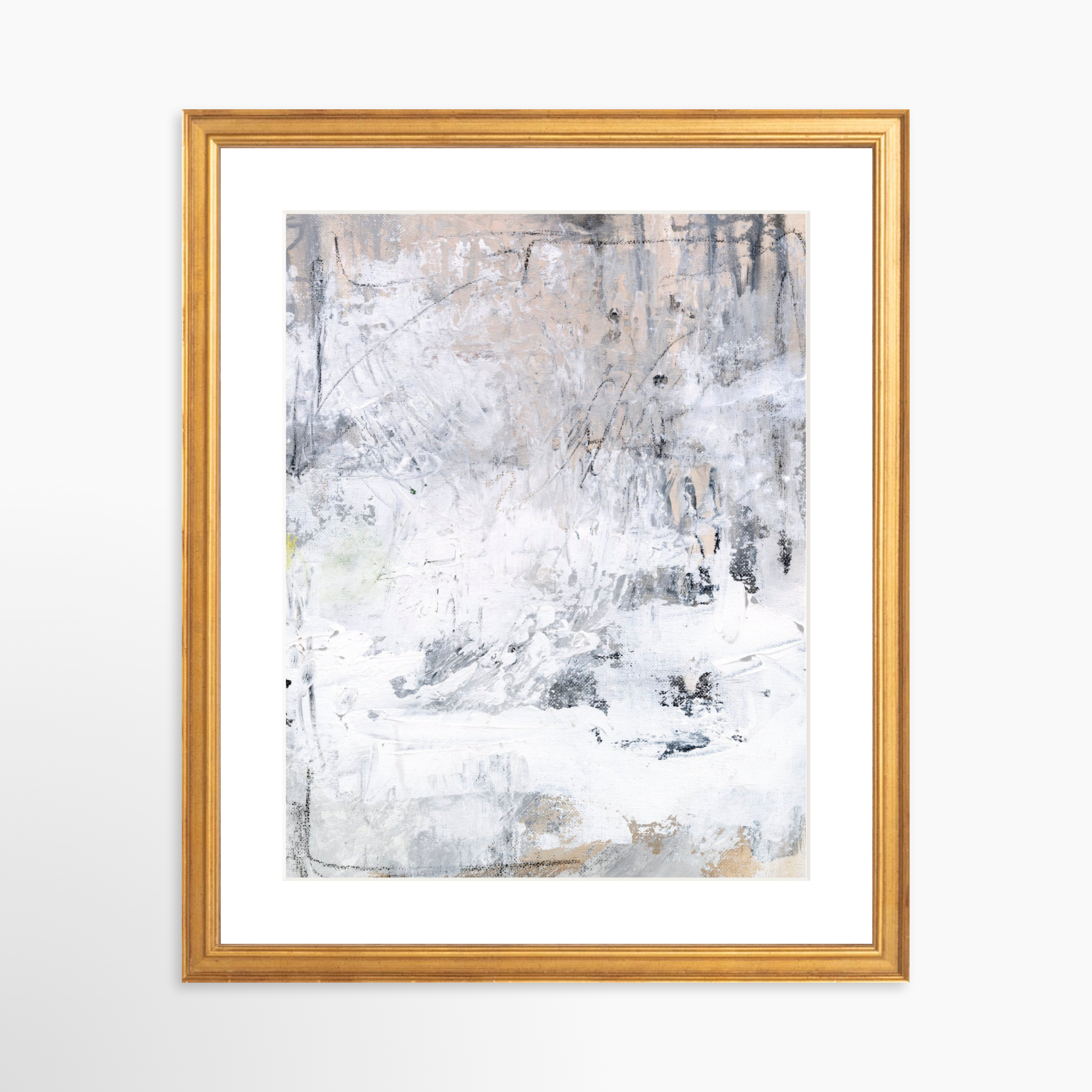 11x14 / Certificate Gold Frame + White Mat