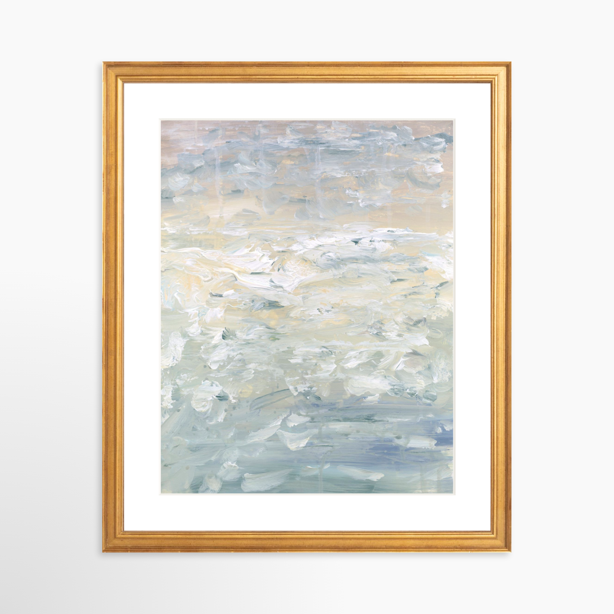 11x14 / Certificate Gold Frame + White Mat