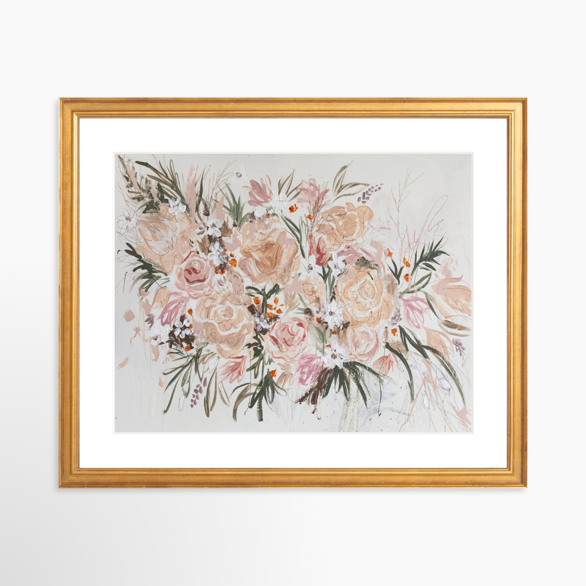 14x11 / Certificate Gold Frame + White Mat