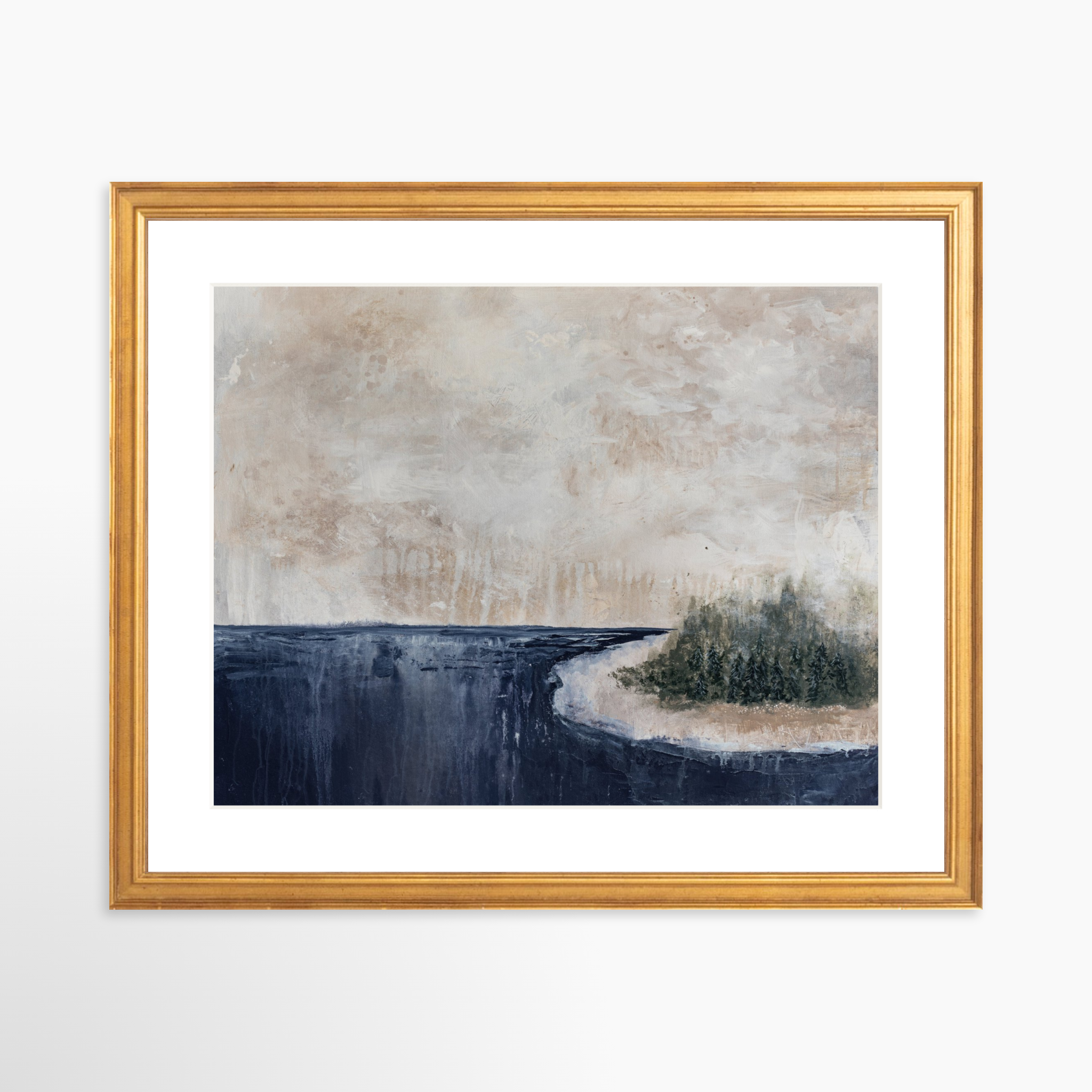 14x11 / Certificate Gold Frame + White Mat