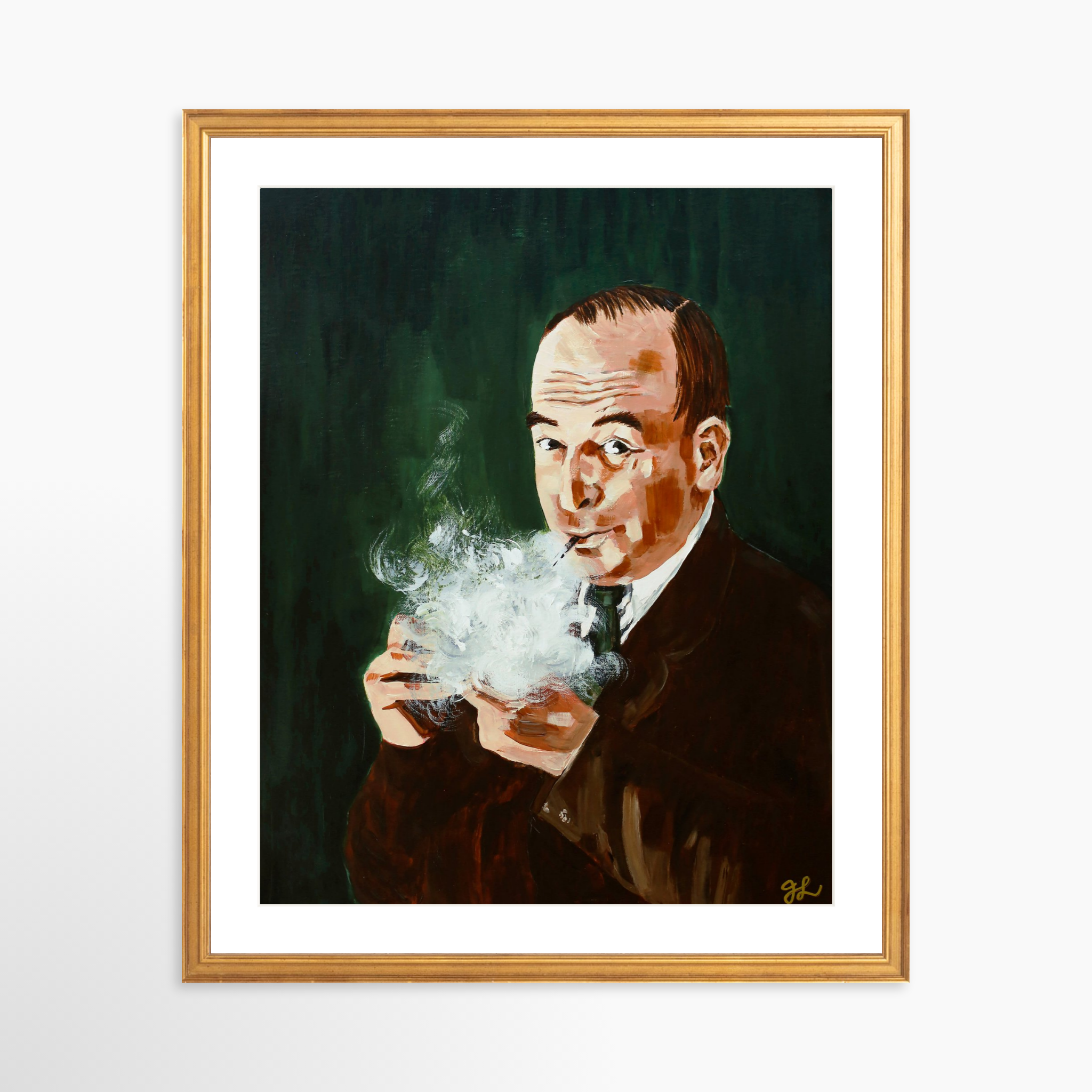 16x20 / Certificate Gold Frame + White Mat