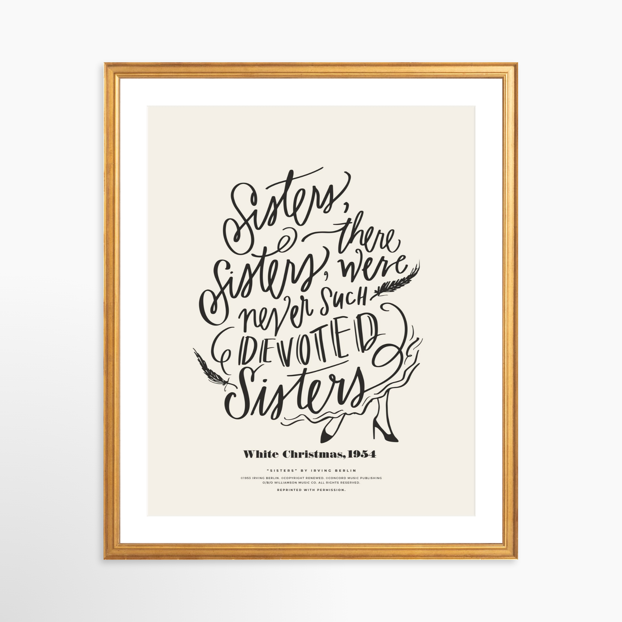 16x20 / Certificate Gold Frame + White Mat