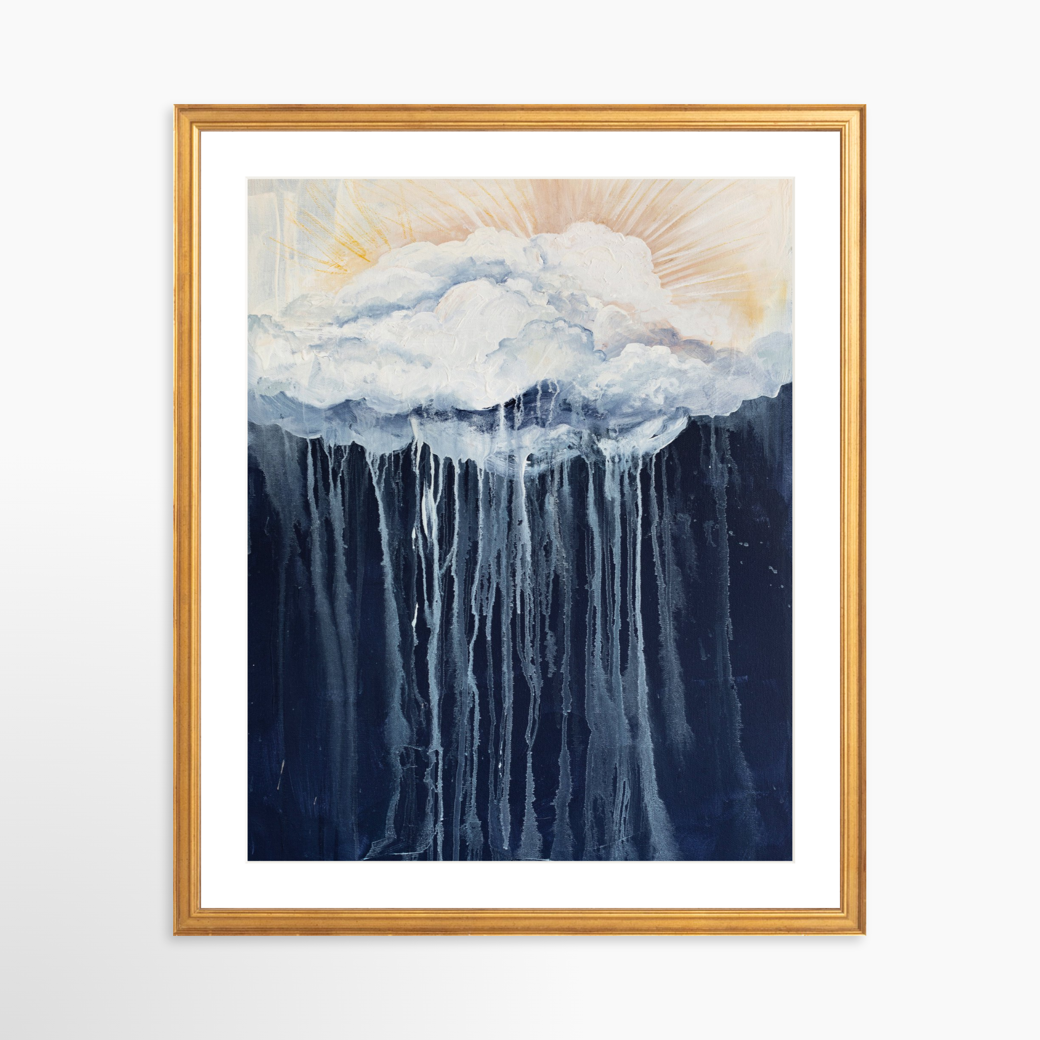 16x20 / Certificate Gold Frame + White Mat