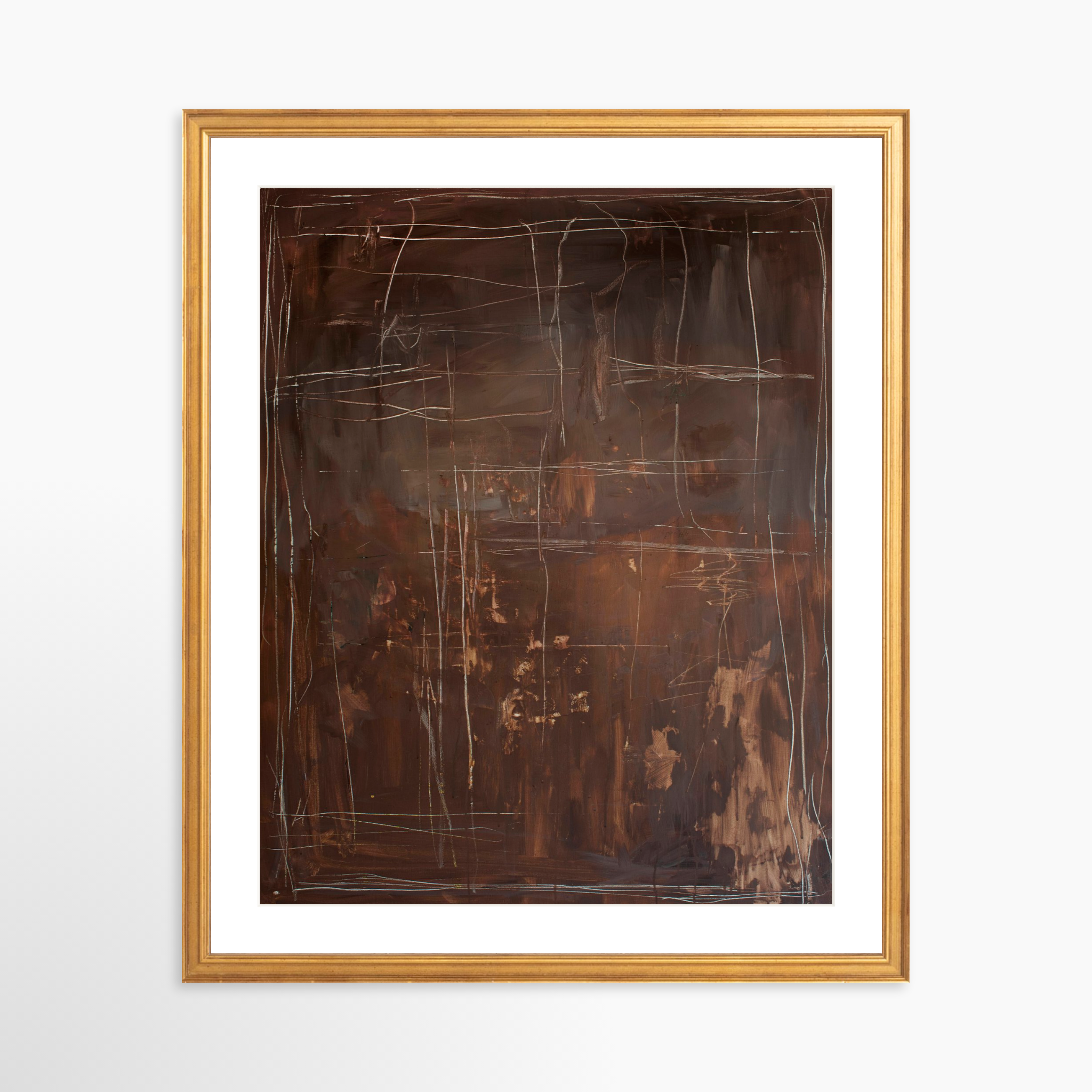 16x20 / Certificate Gold Frame + White Mat