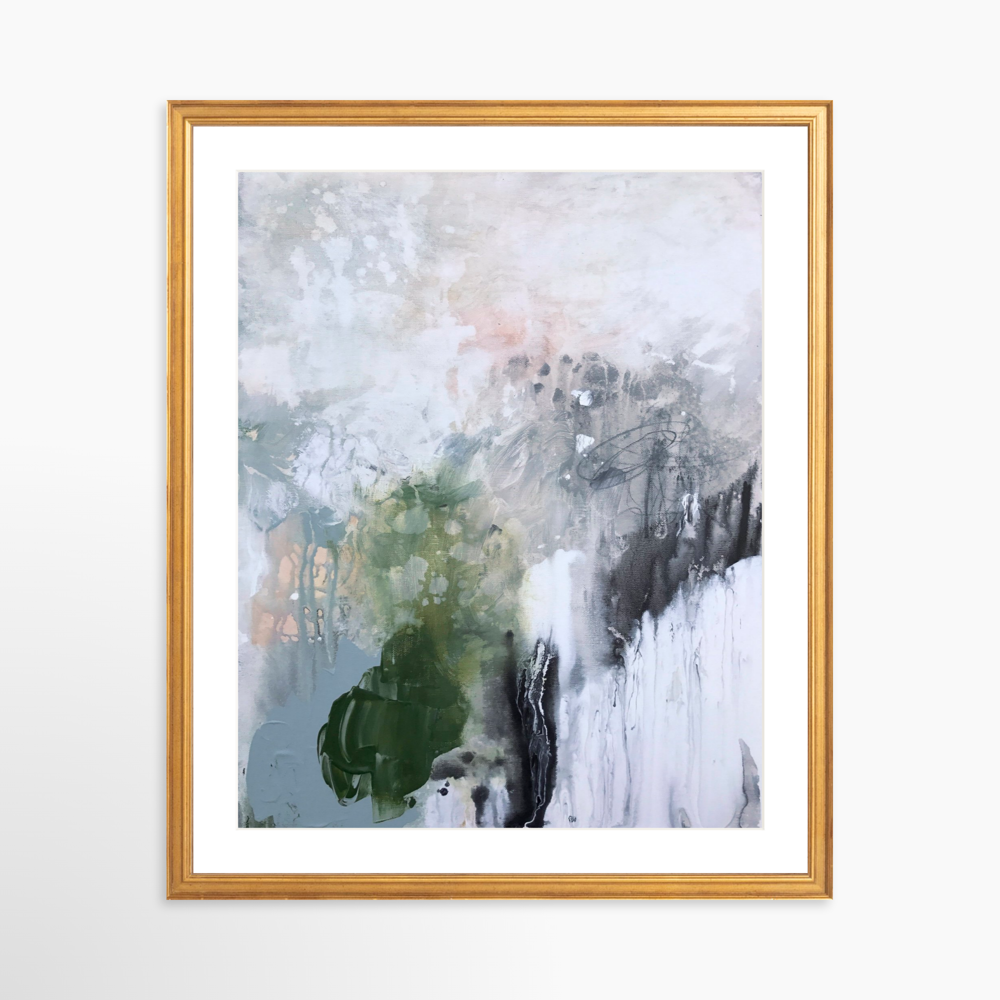 16x20 / Certificate Gold Frame + White Mat