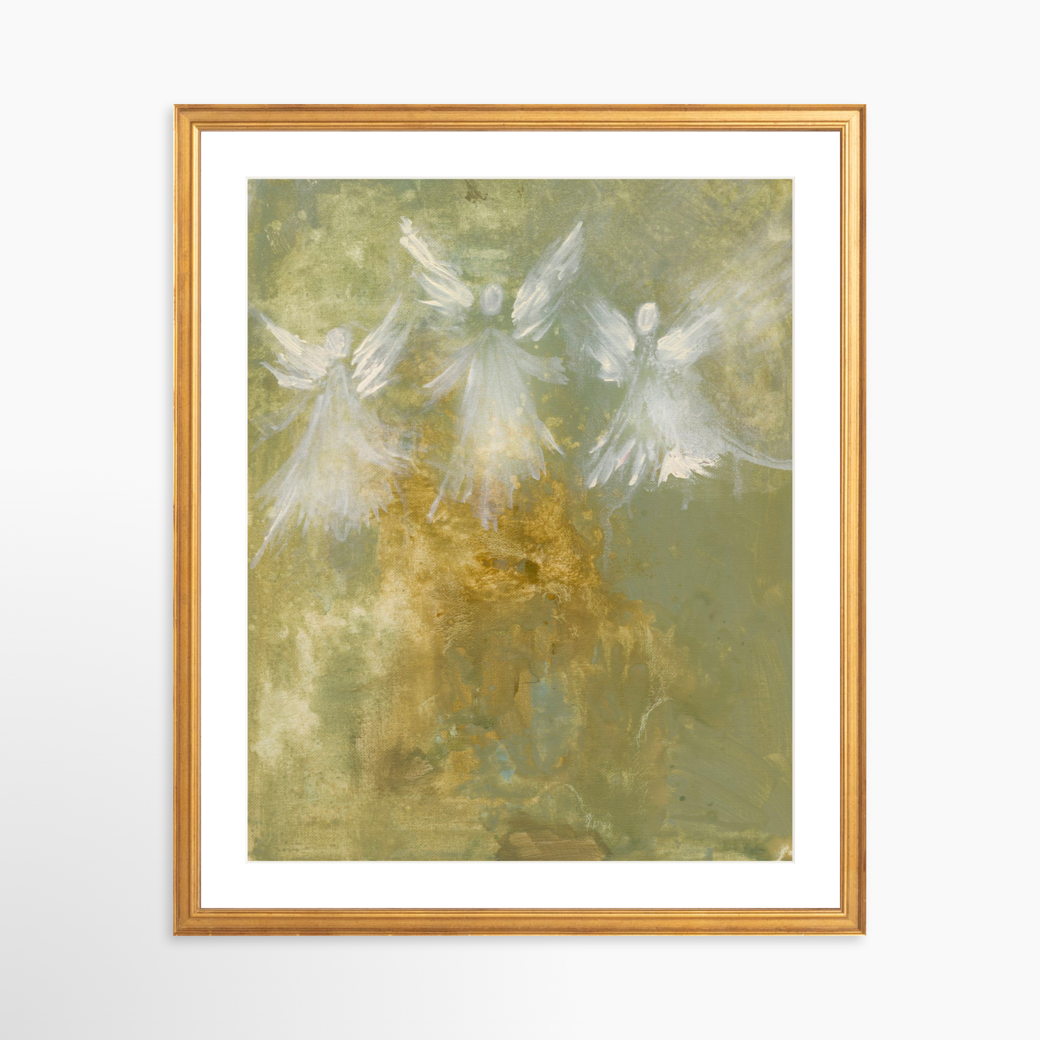 16x20 / Certificate Gold Frame + White Mat